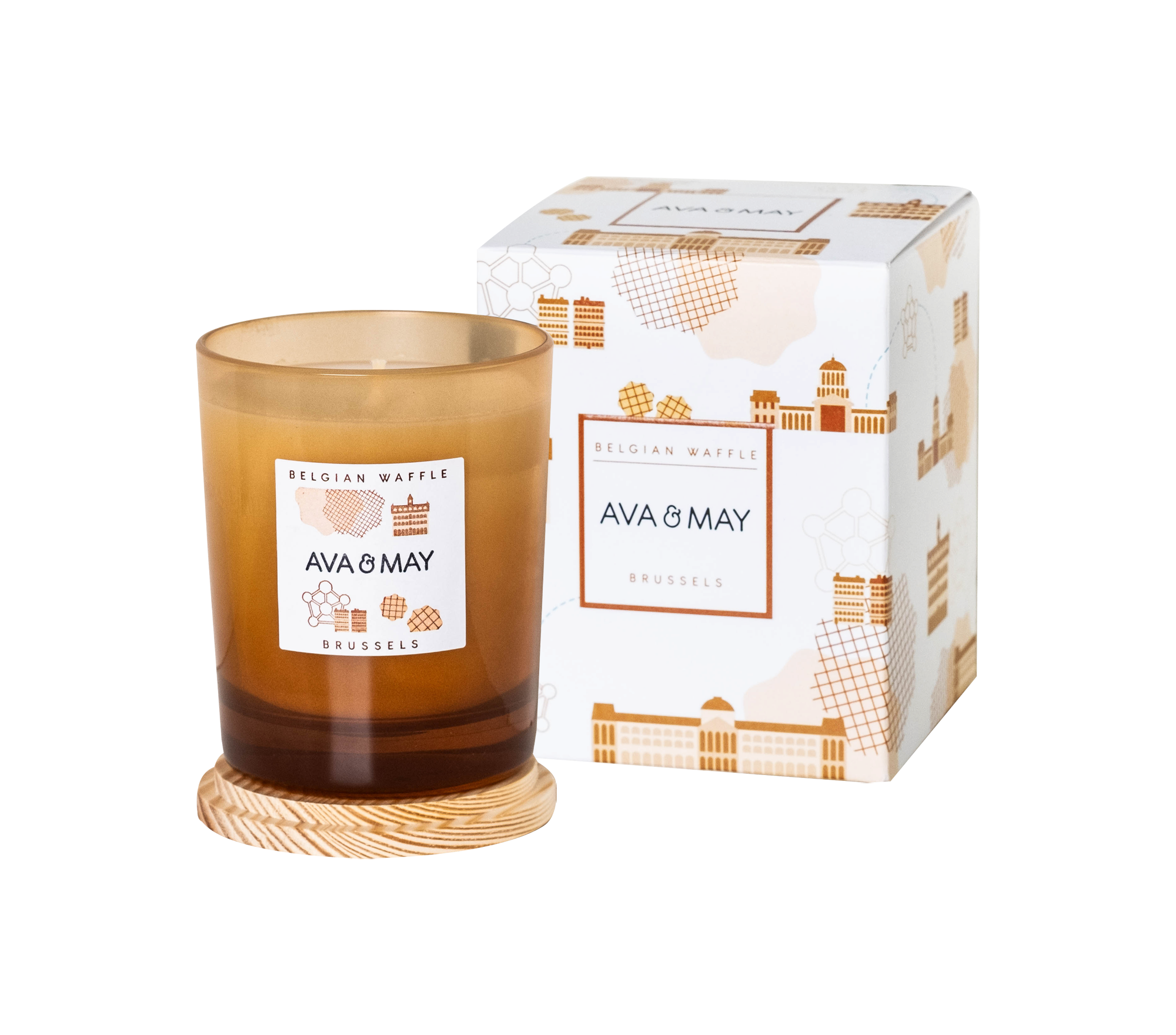 Bougie parfumée Gaufre Belge