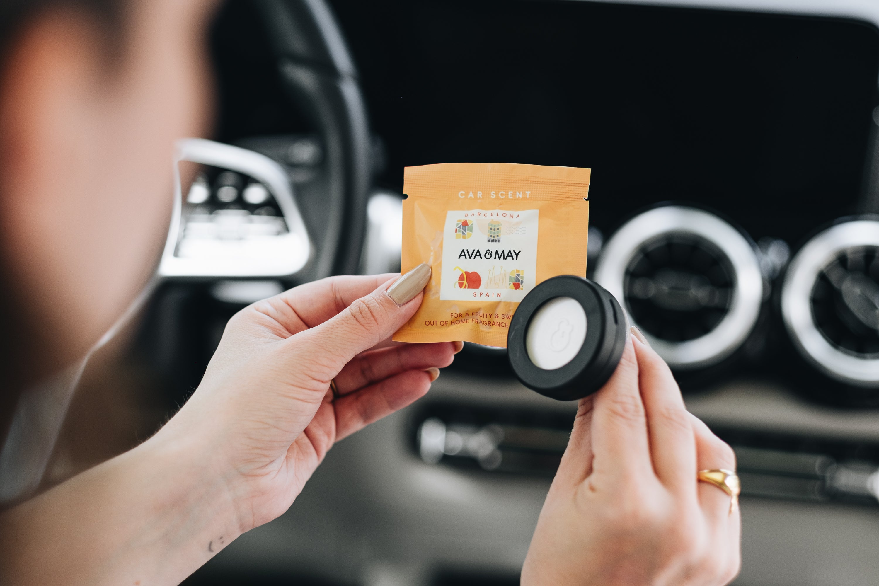 Parfum pour voiture Barcelone