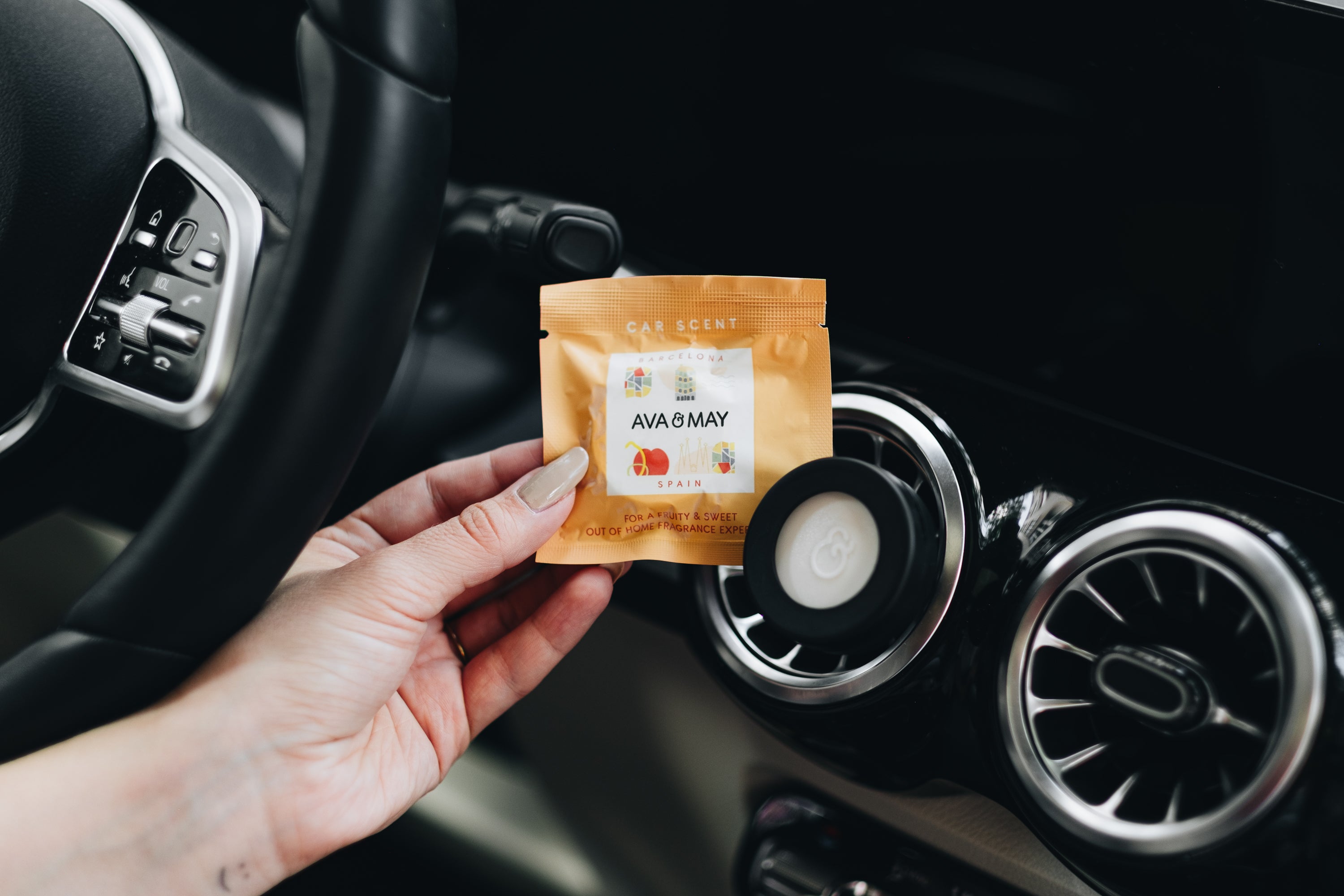 Parfum pour voiture Barcelone