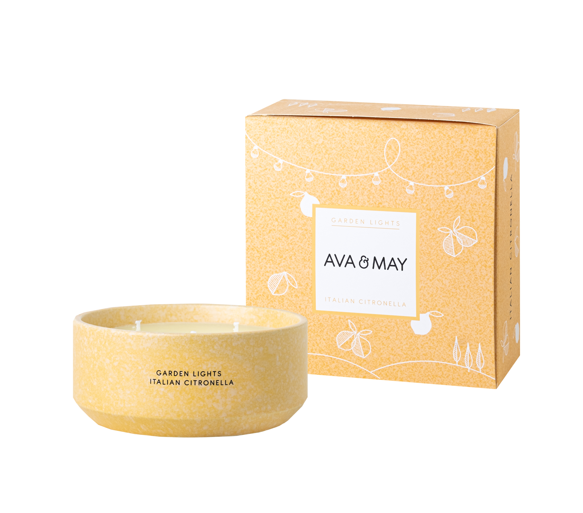 Maxi bougie parfumée Citronnelle Italienne