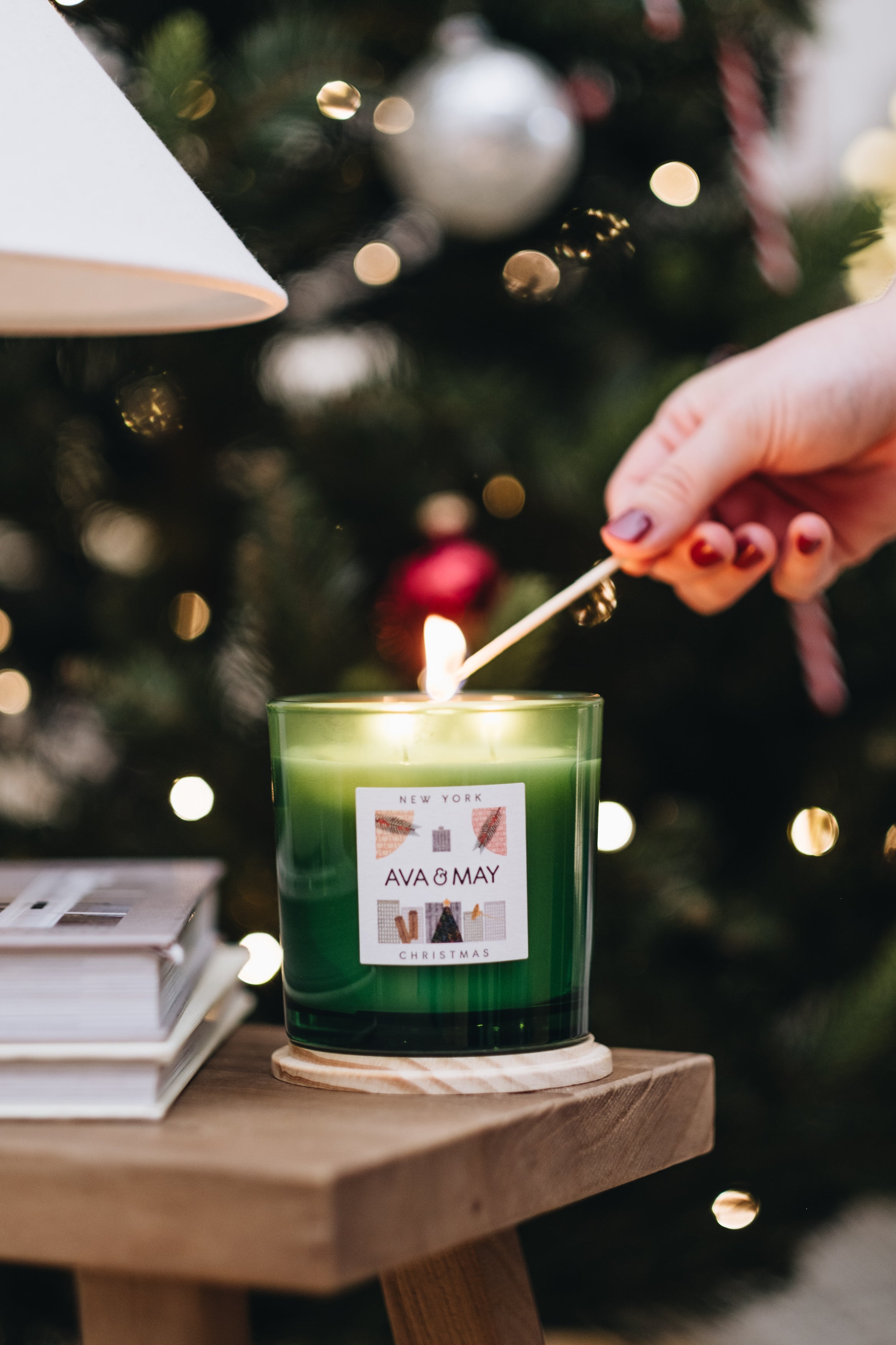 Maxi bougie parfumée New York Christmas