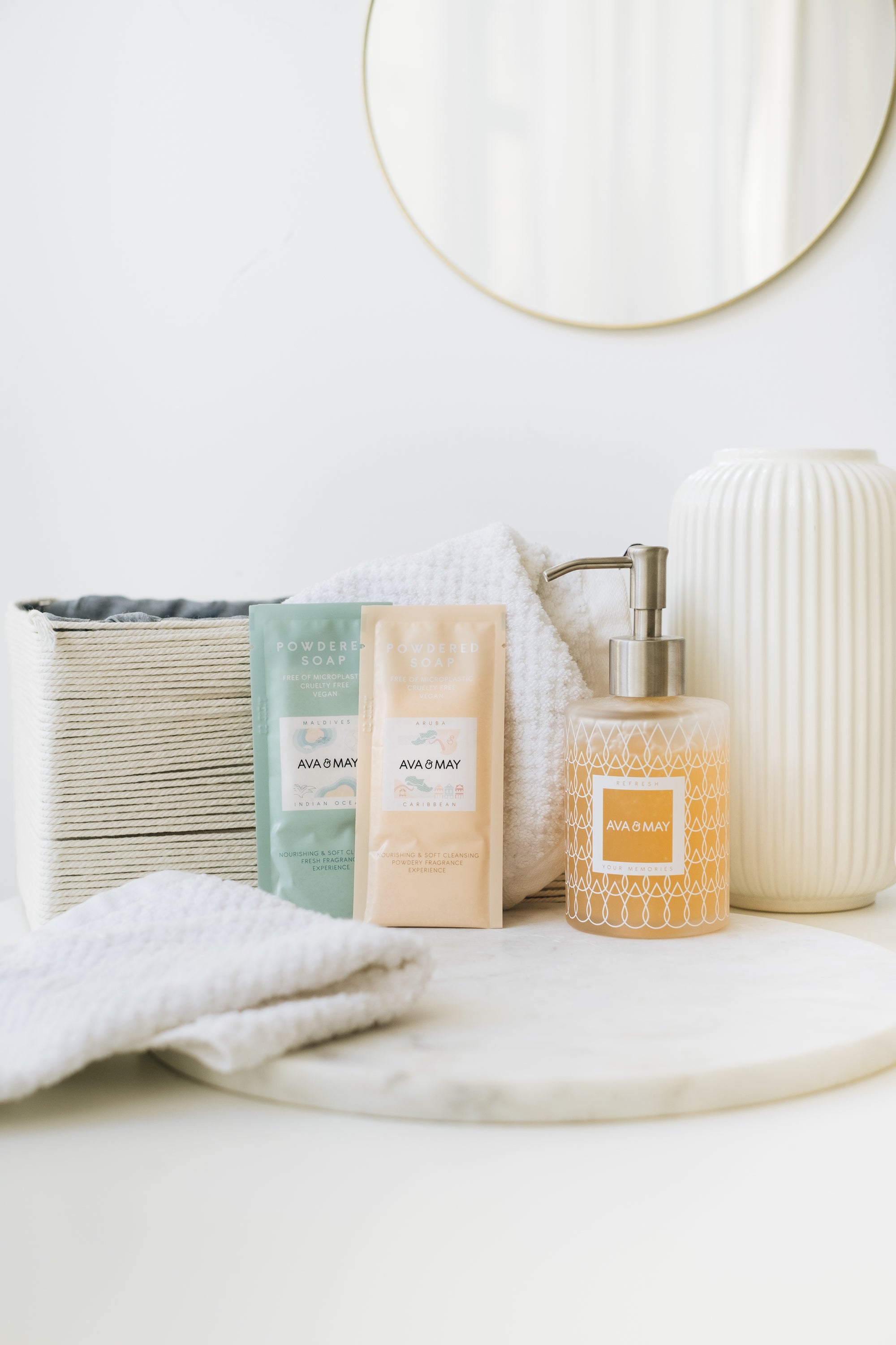 Set Tropical Powdered Soaps