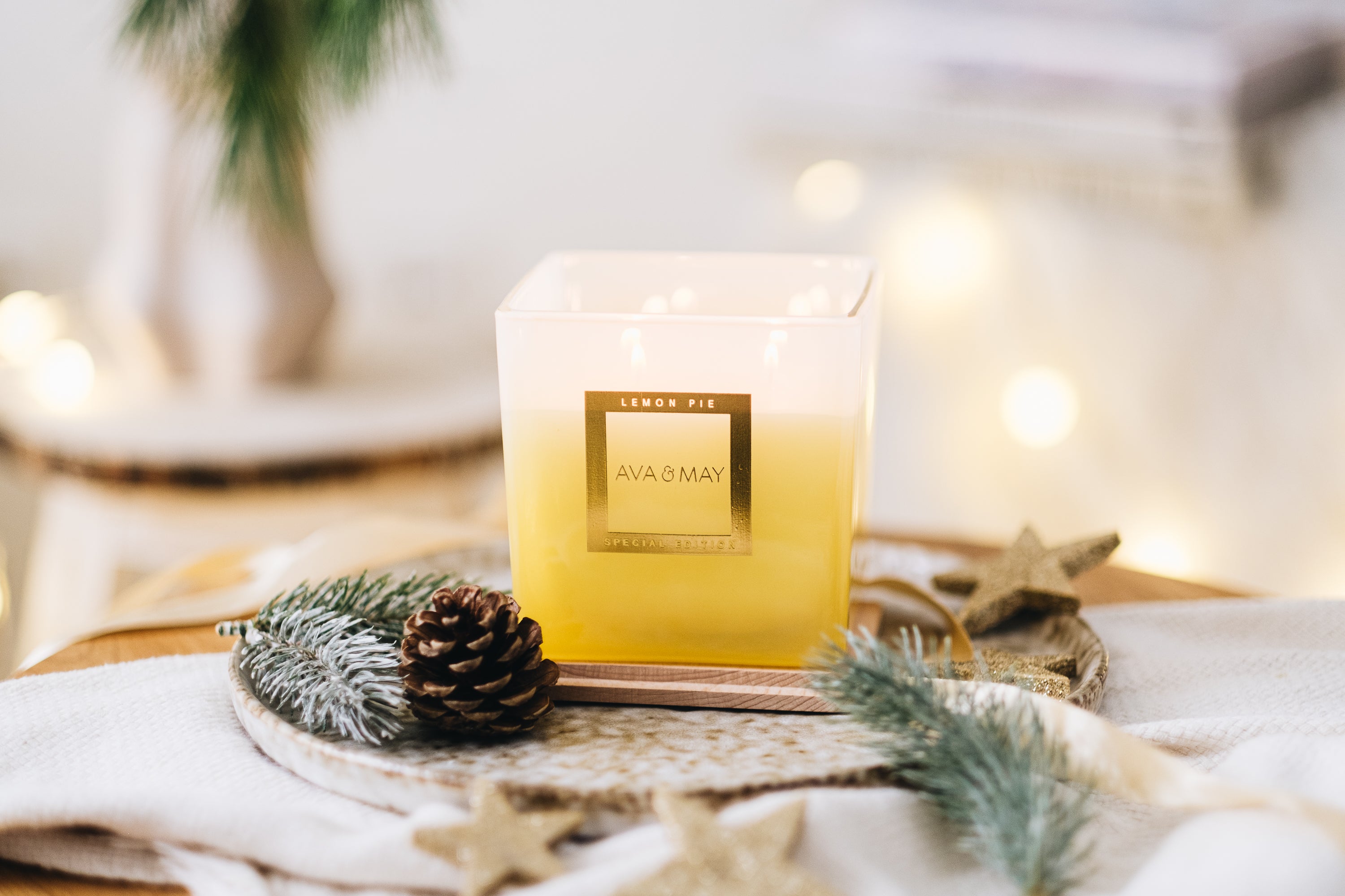 Maxi bougie parfumée Tarte au citron