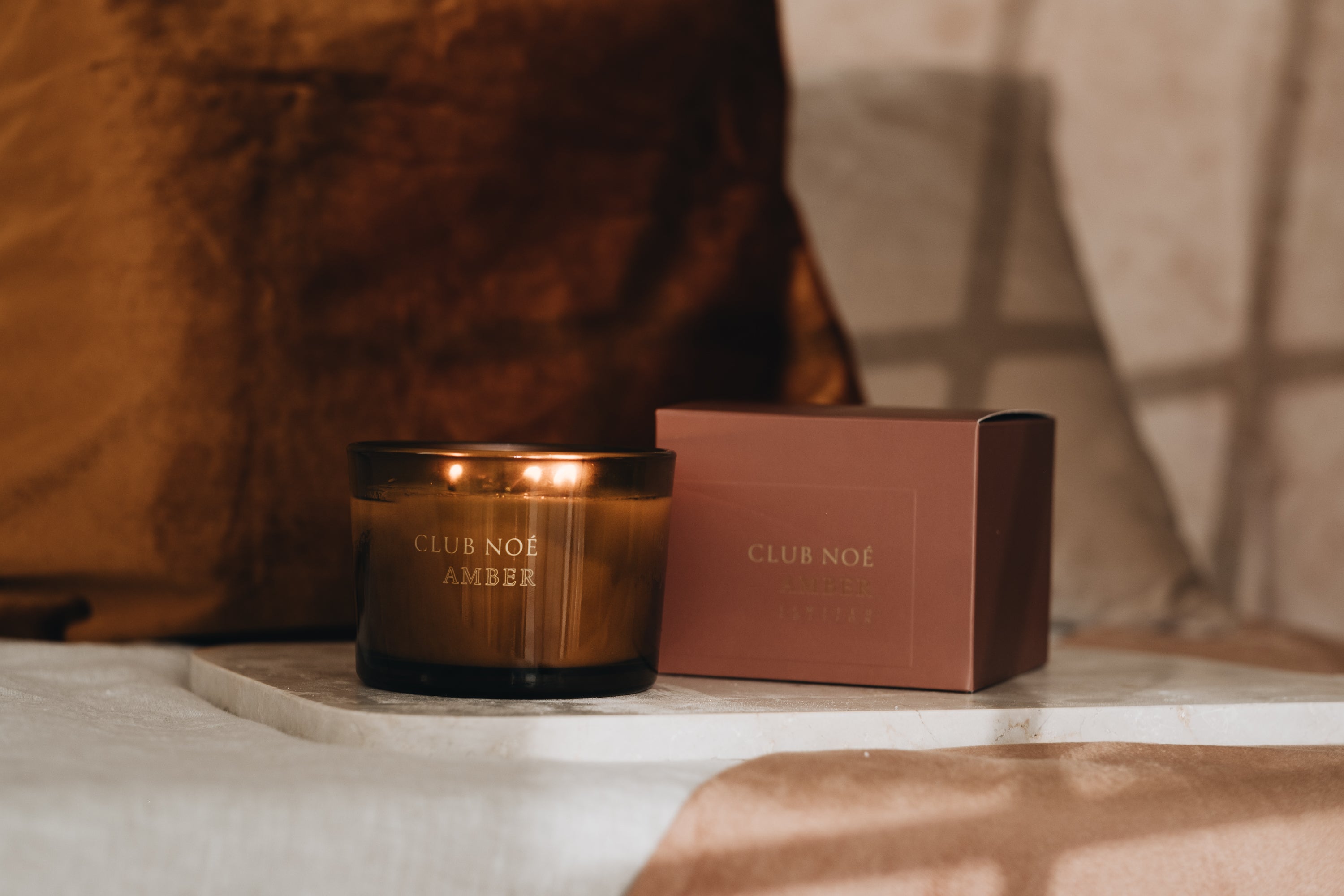 Maxi bougie parfumée Ambre