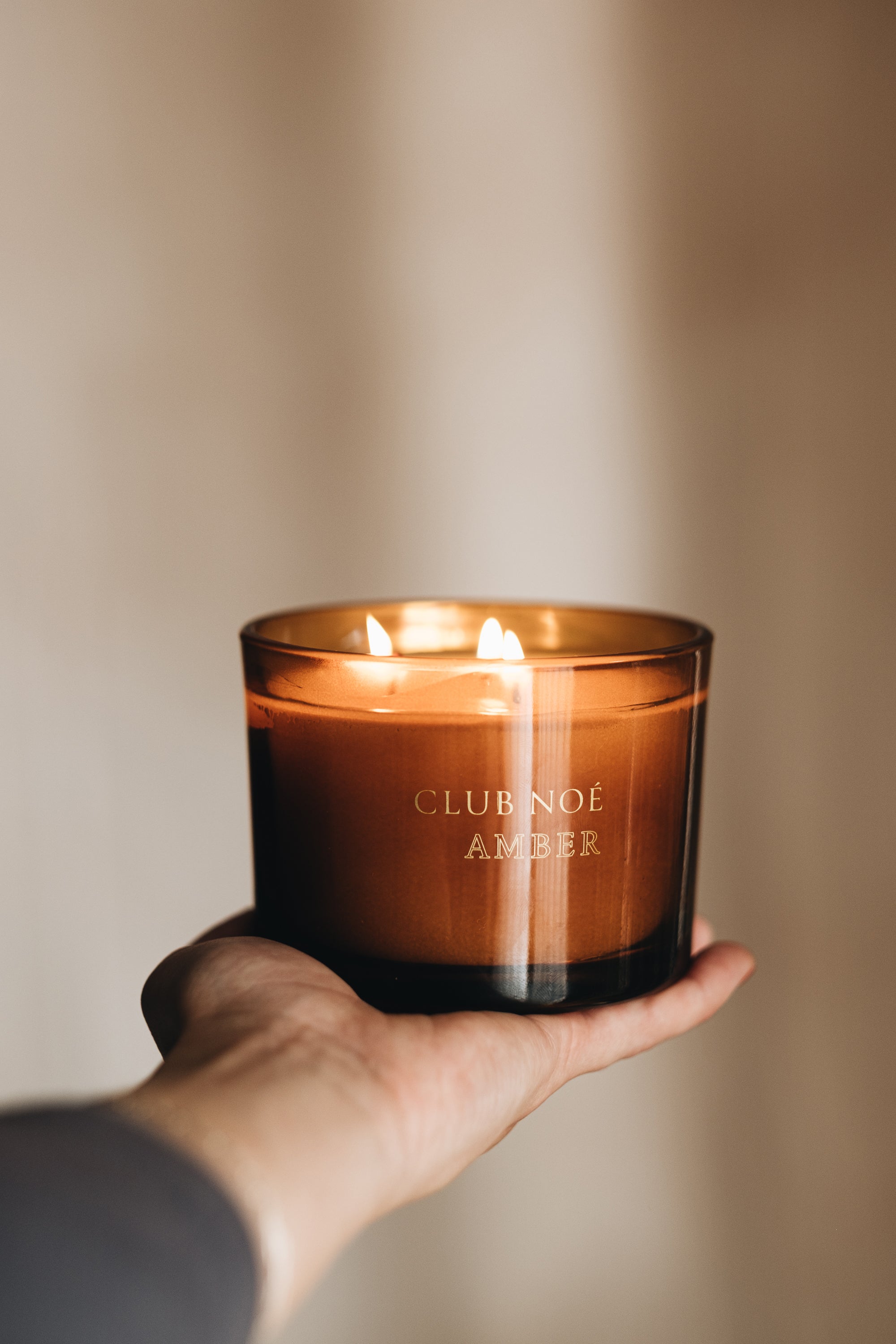 Maxi bougie parfumée Ambre