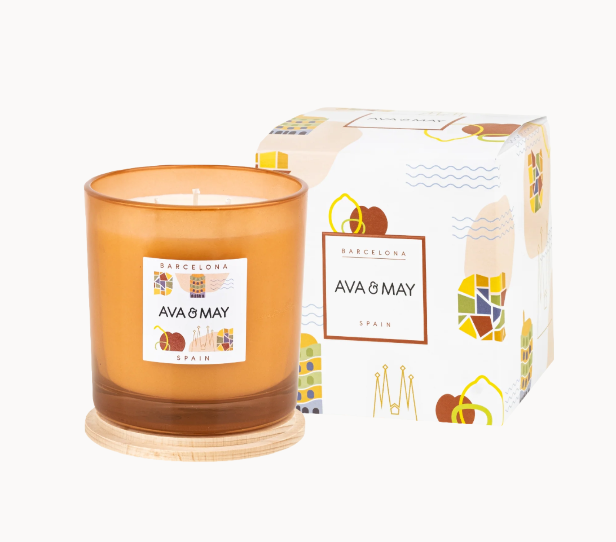 Maxi bougie parfumée Barcelone