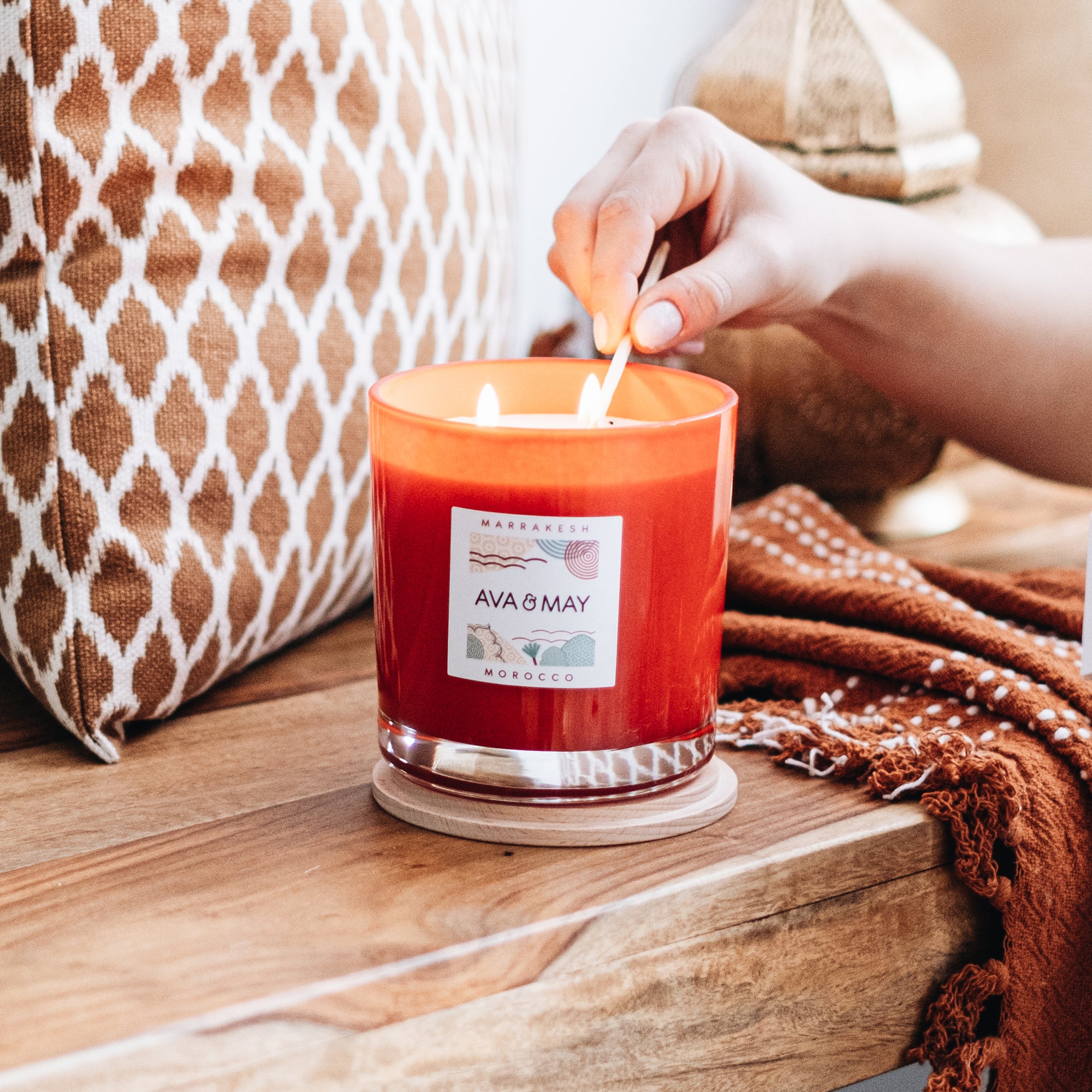 Maxi bougie parfumée Marrakech
