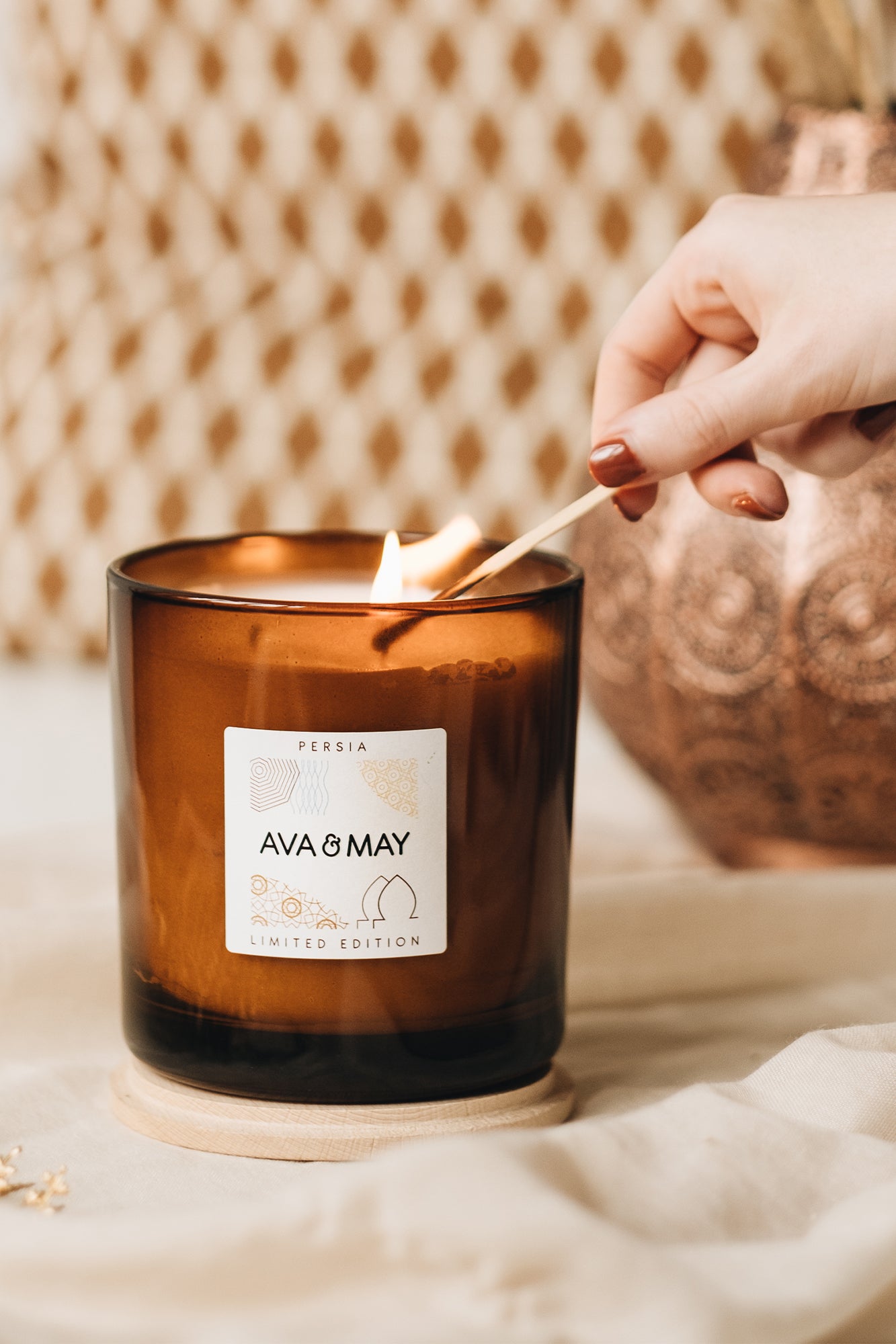 Maxi bougie parfumée Perse