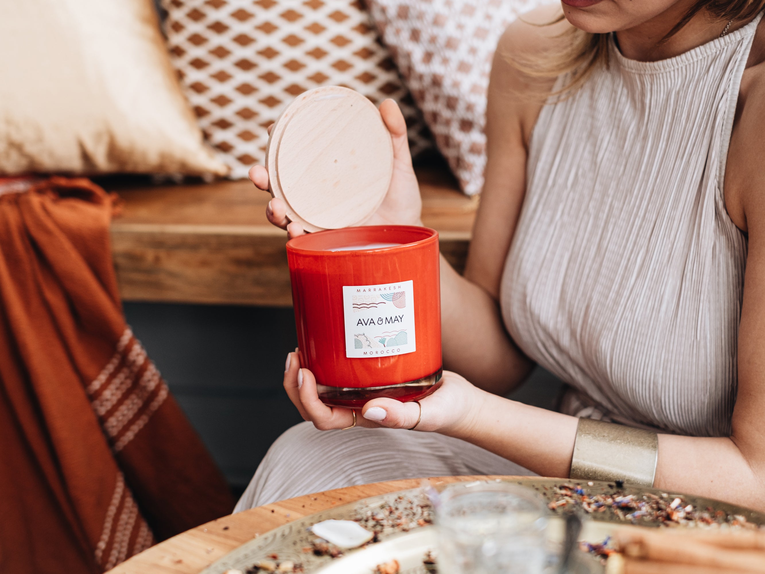 Maxi bougie parfumée Marrakech