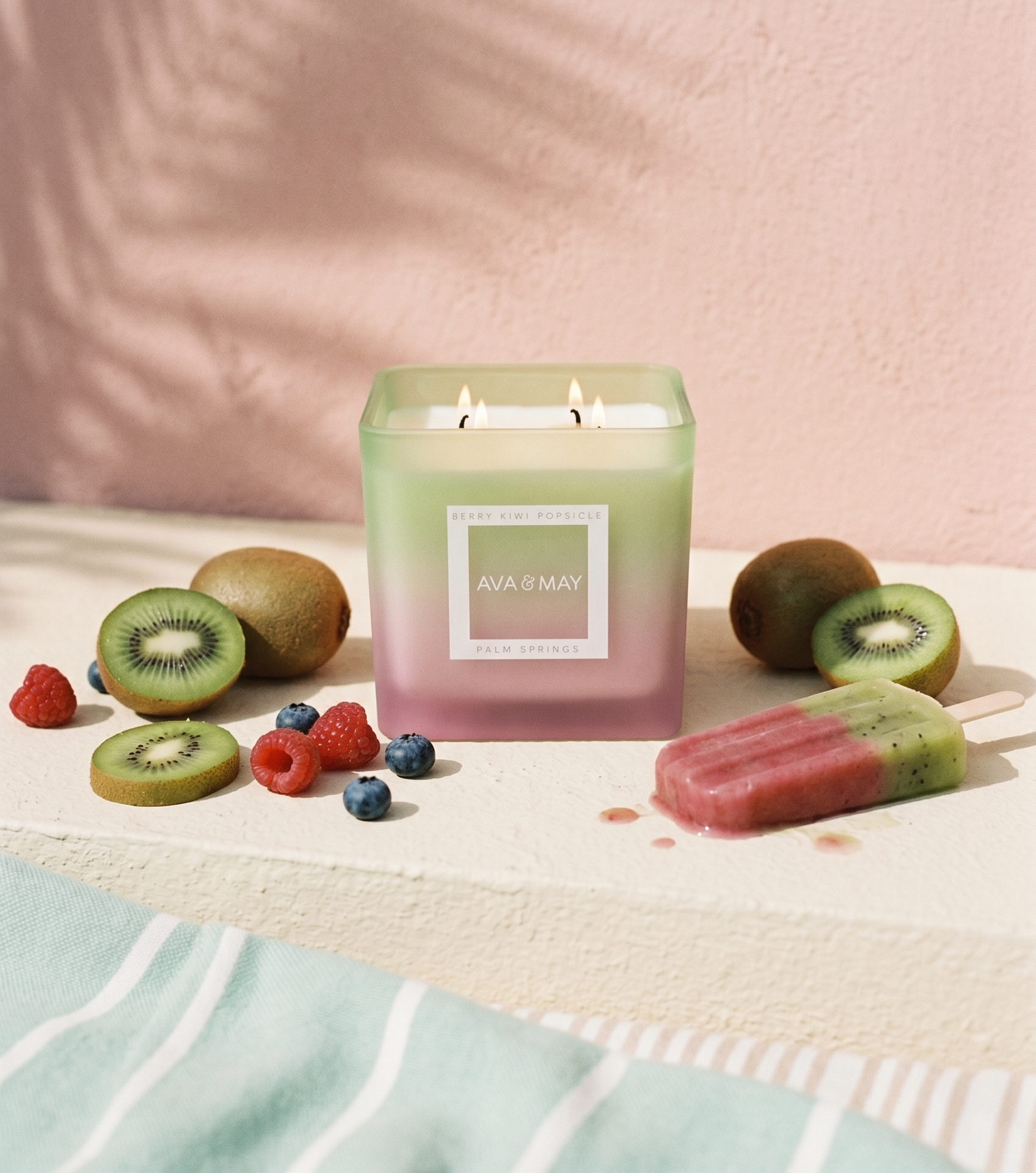 Maxi bougie parfumée Berry Kiwi Popsicle