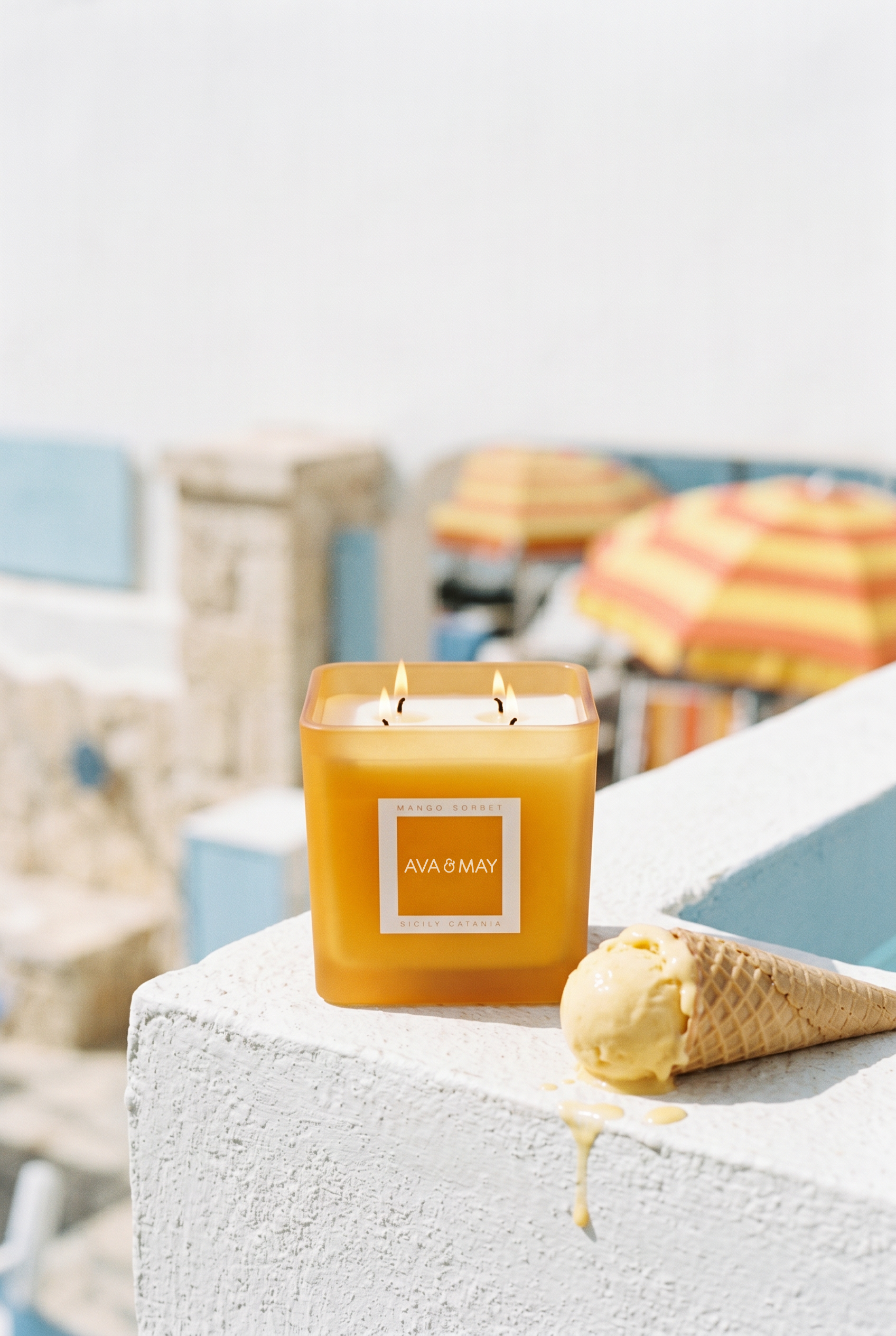Maxi bougie parfumée Mango Sorbet