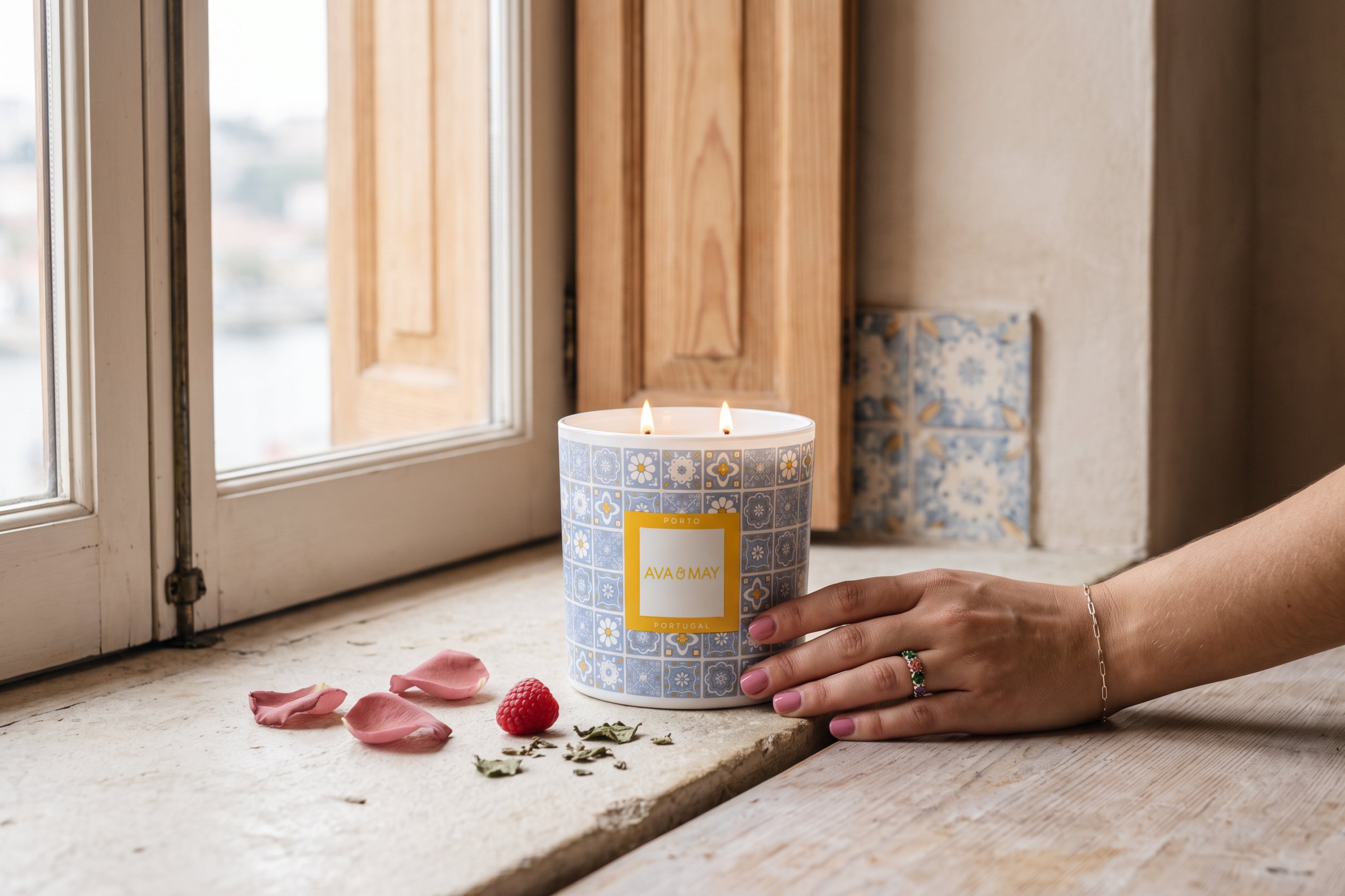 Maxi bougie parfumée Porto