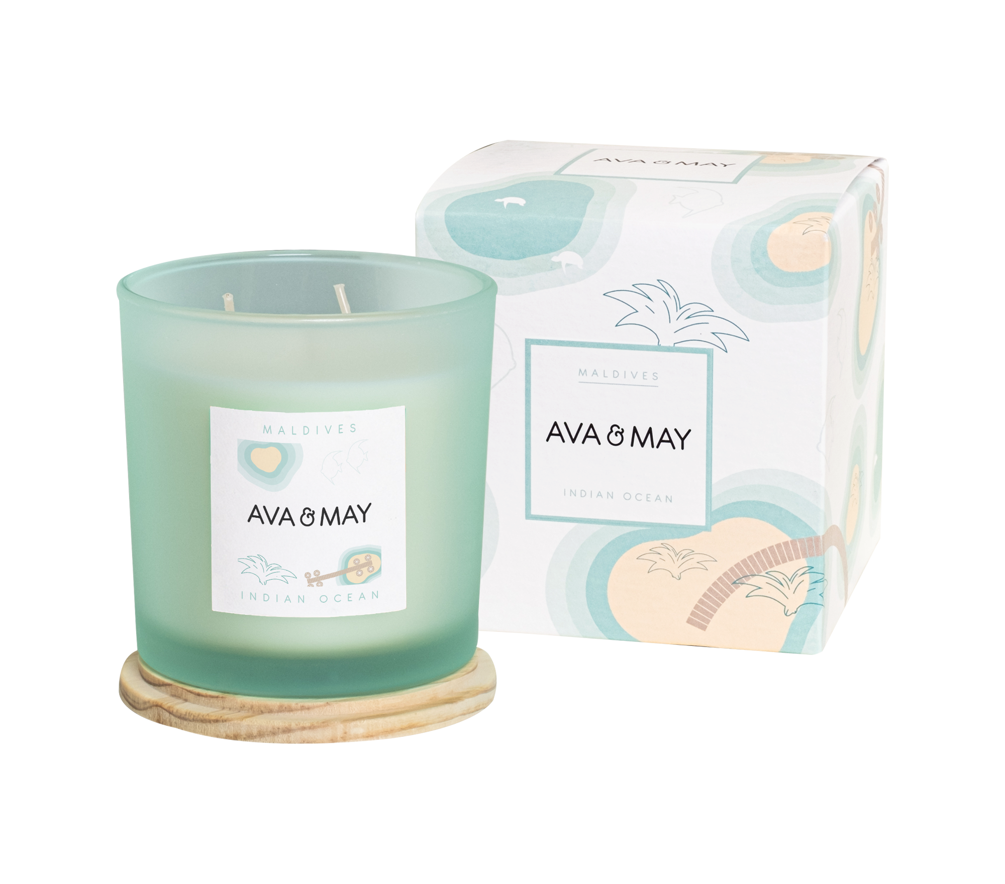 Maxi bougie parfumée Maldives