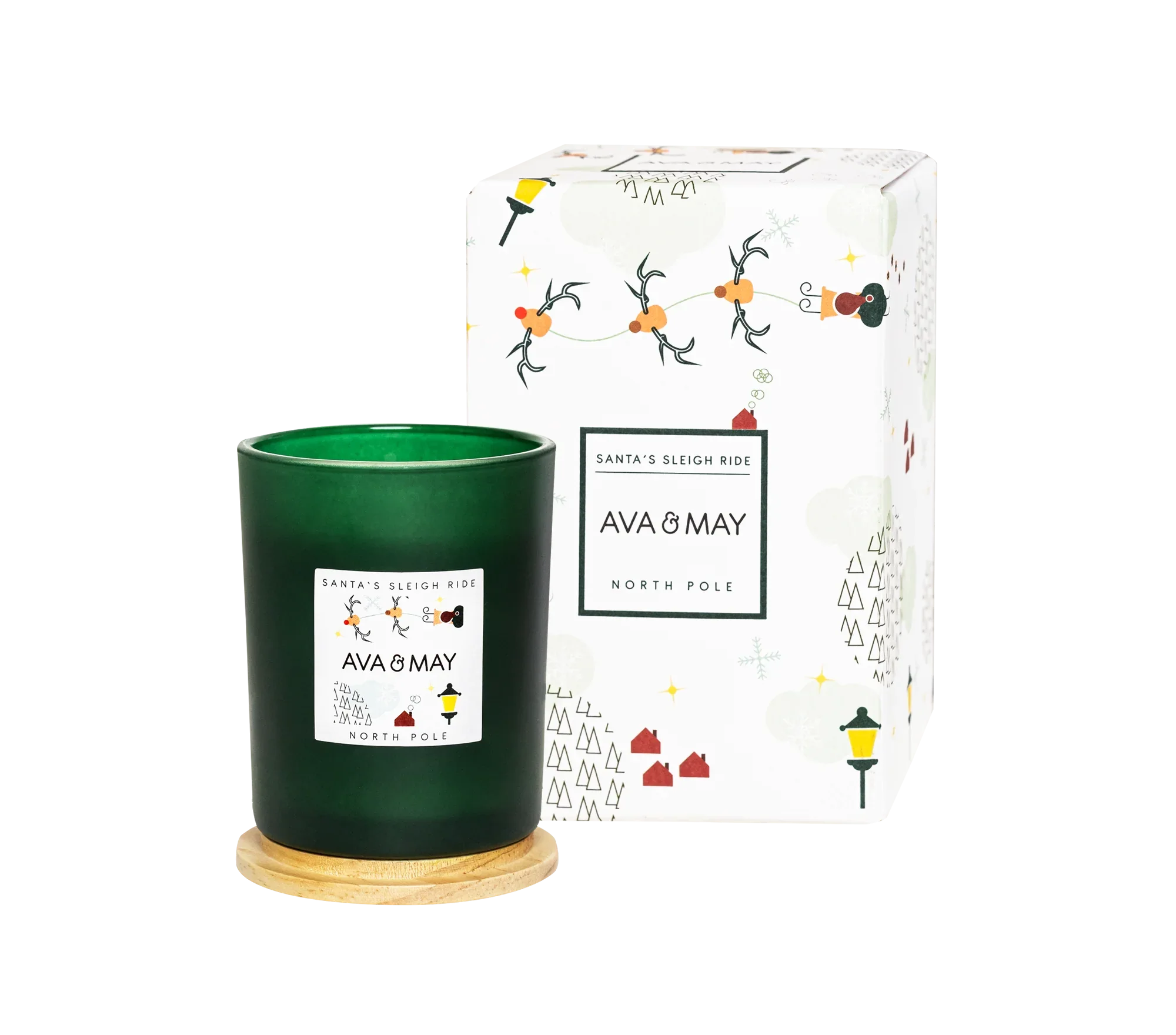 Bougie parfumée Traîneau du Père Noël 2024