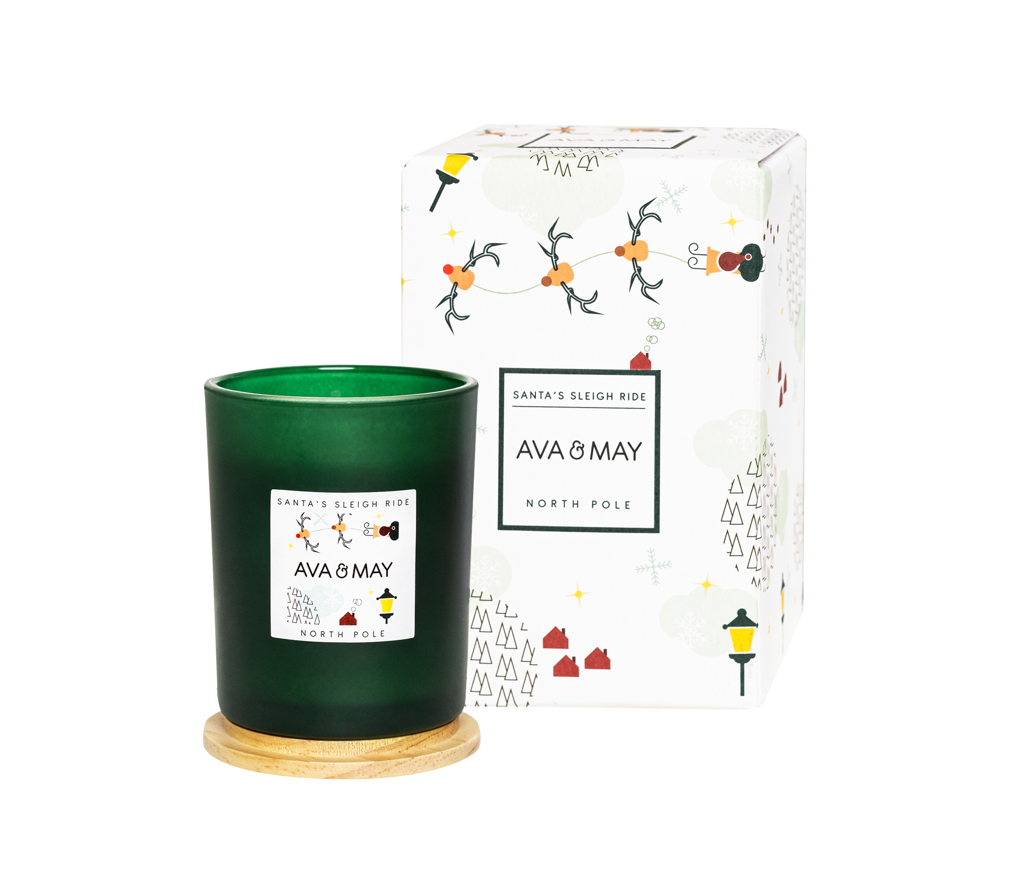 Bougie parfumée Traîneau du Père Noël