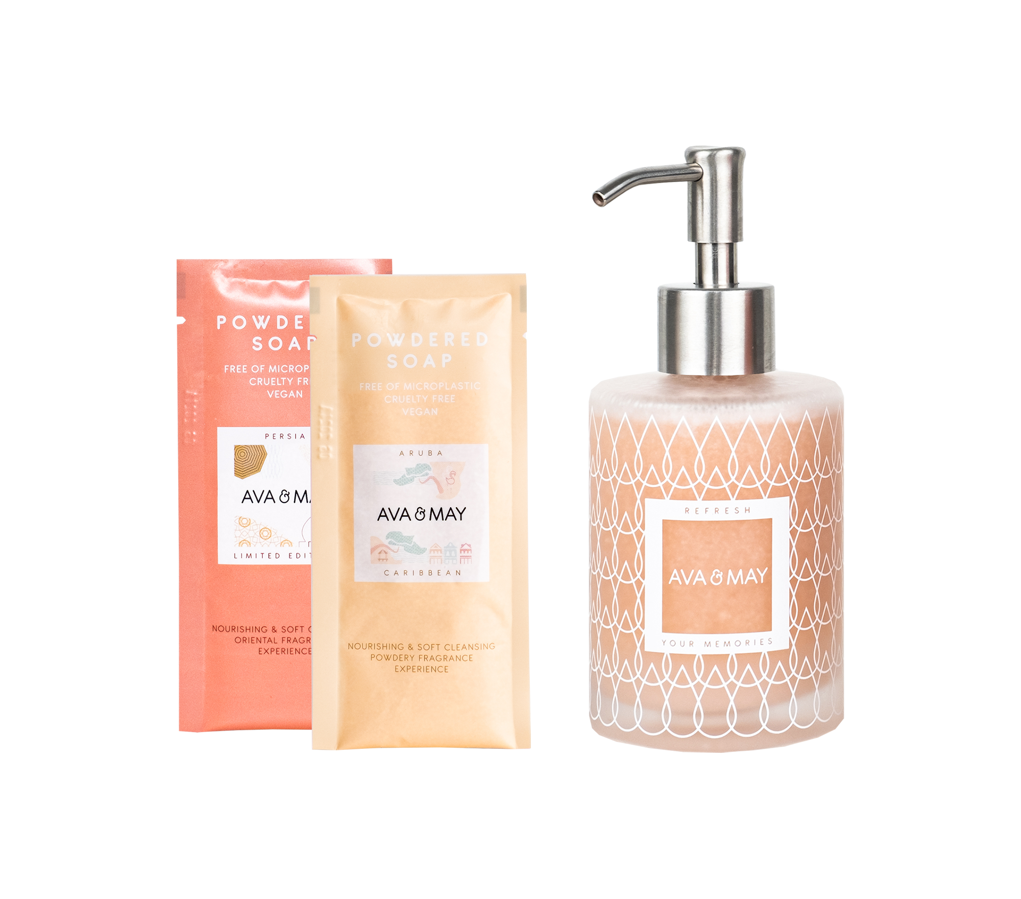 Set Exotic Powdered Soaps