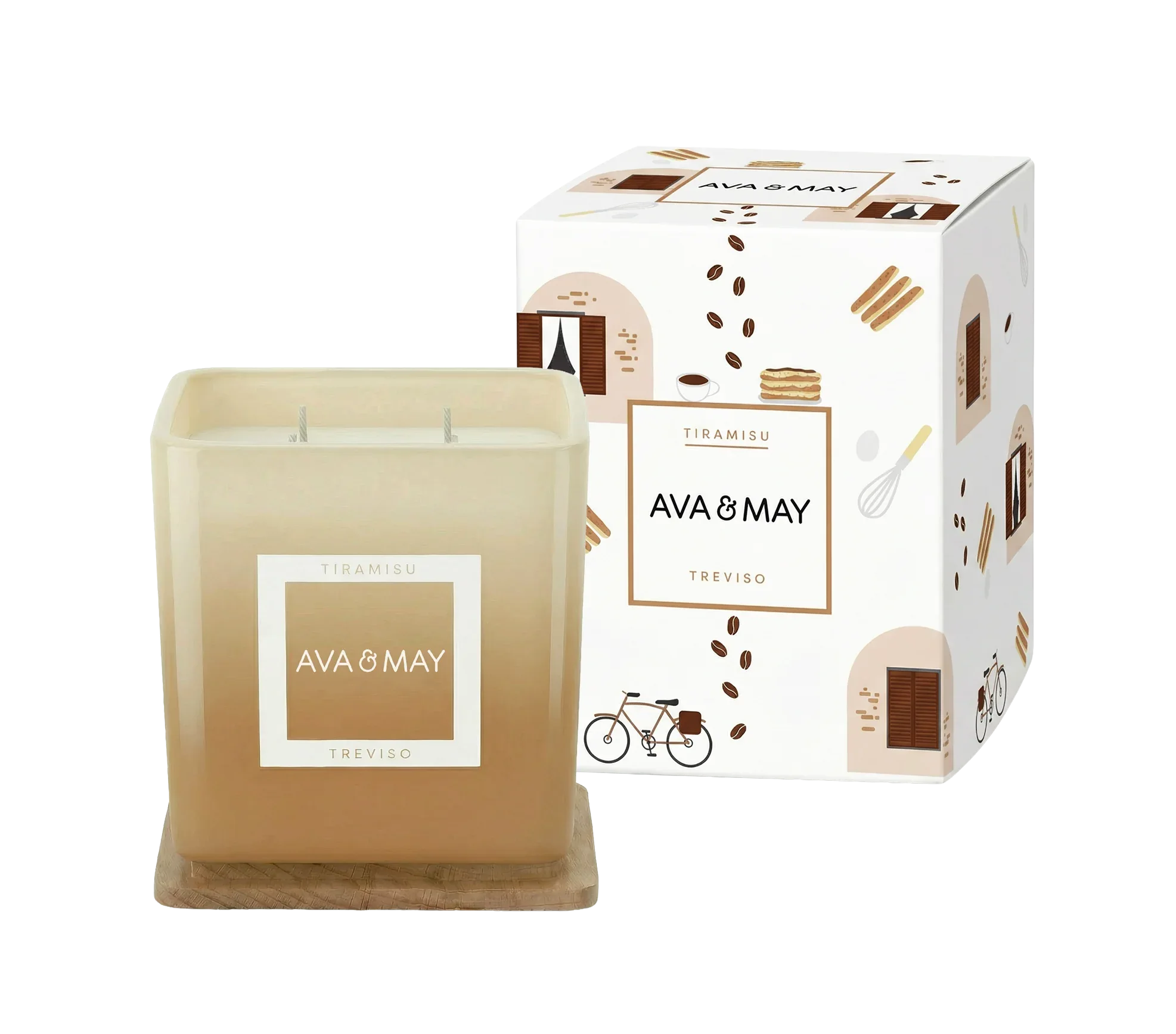 Maxi bougie parfumée Tiramisu