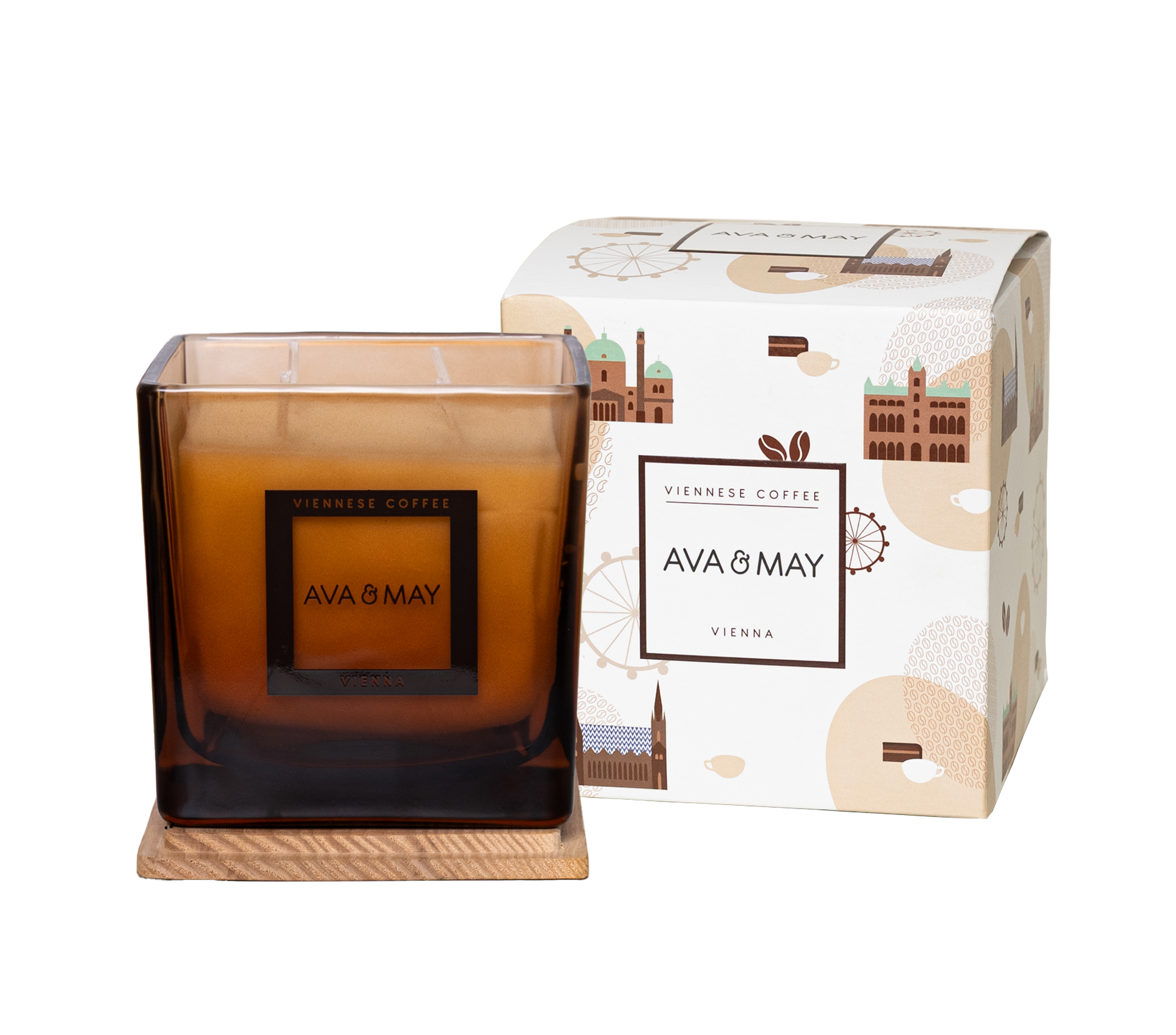 Maxi bougie parfumée Café Viennois