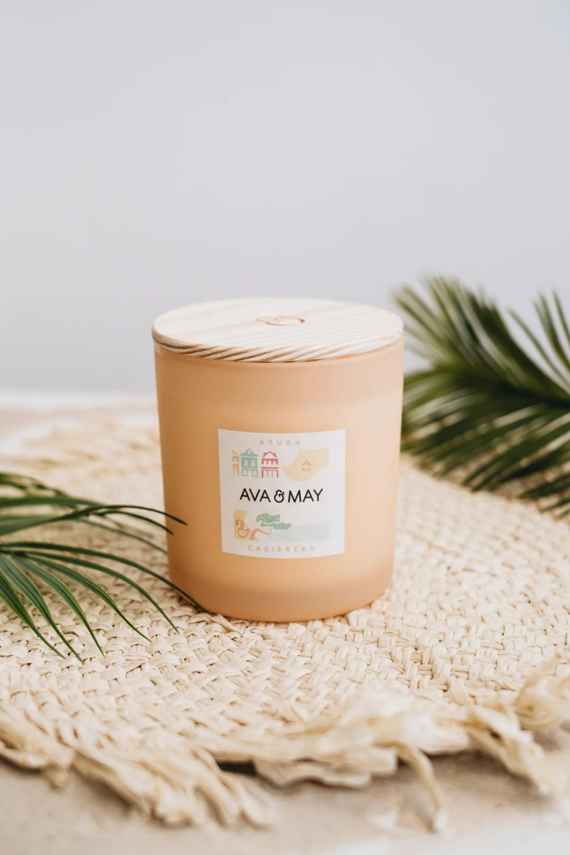 AVA & MAY Bougie parfumée Provence (180 g) - Bougie vegan aux notes AVA & MAY Bougie parfumée Provence (180 g) - Bougie vegan aux notes