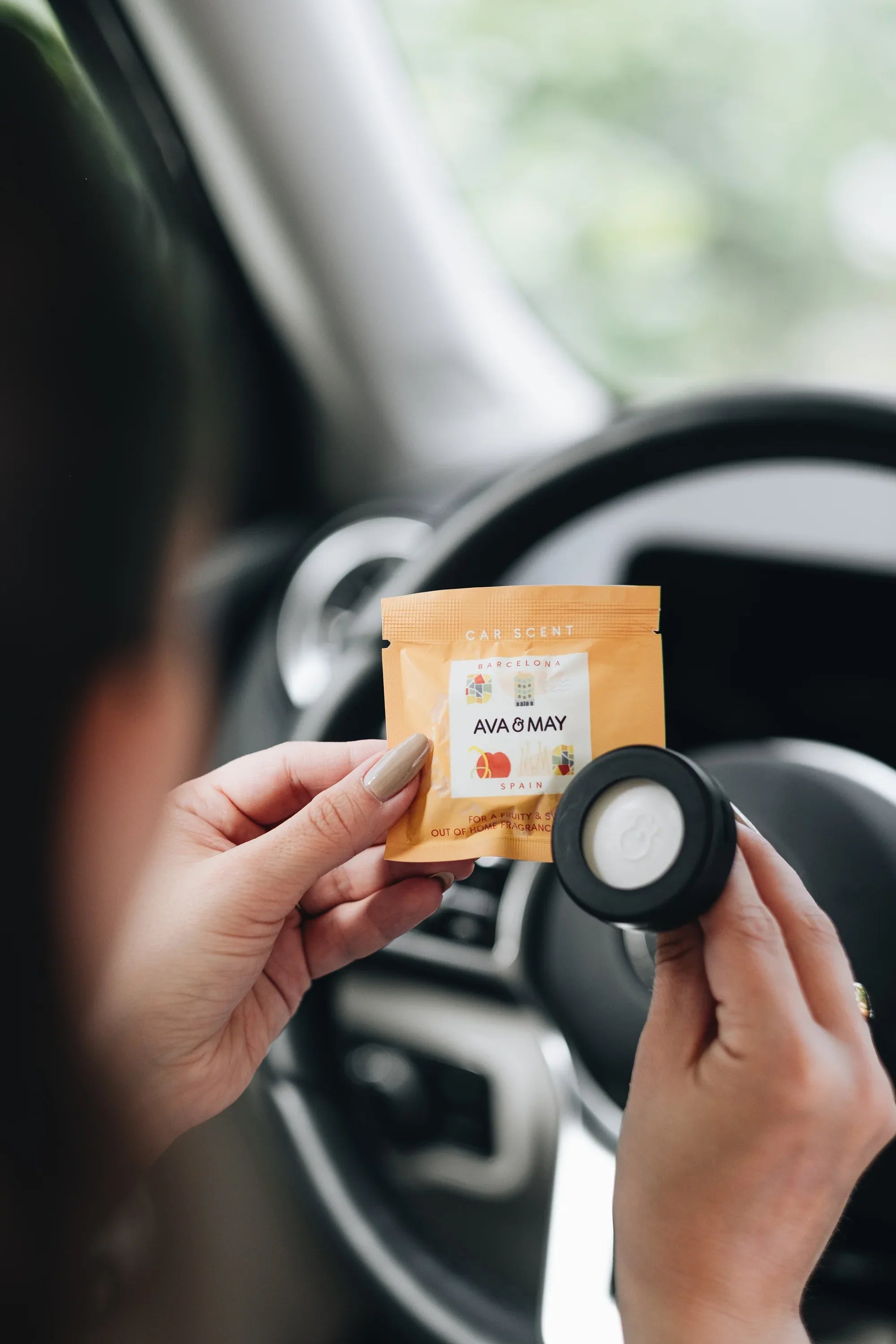 Parfum pour voiture Barcelone