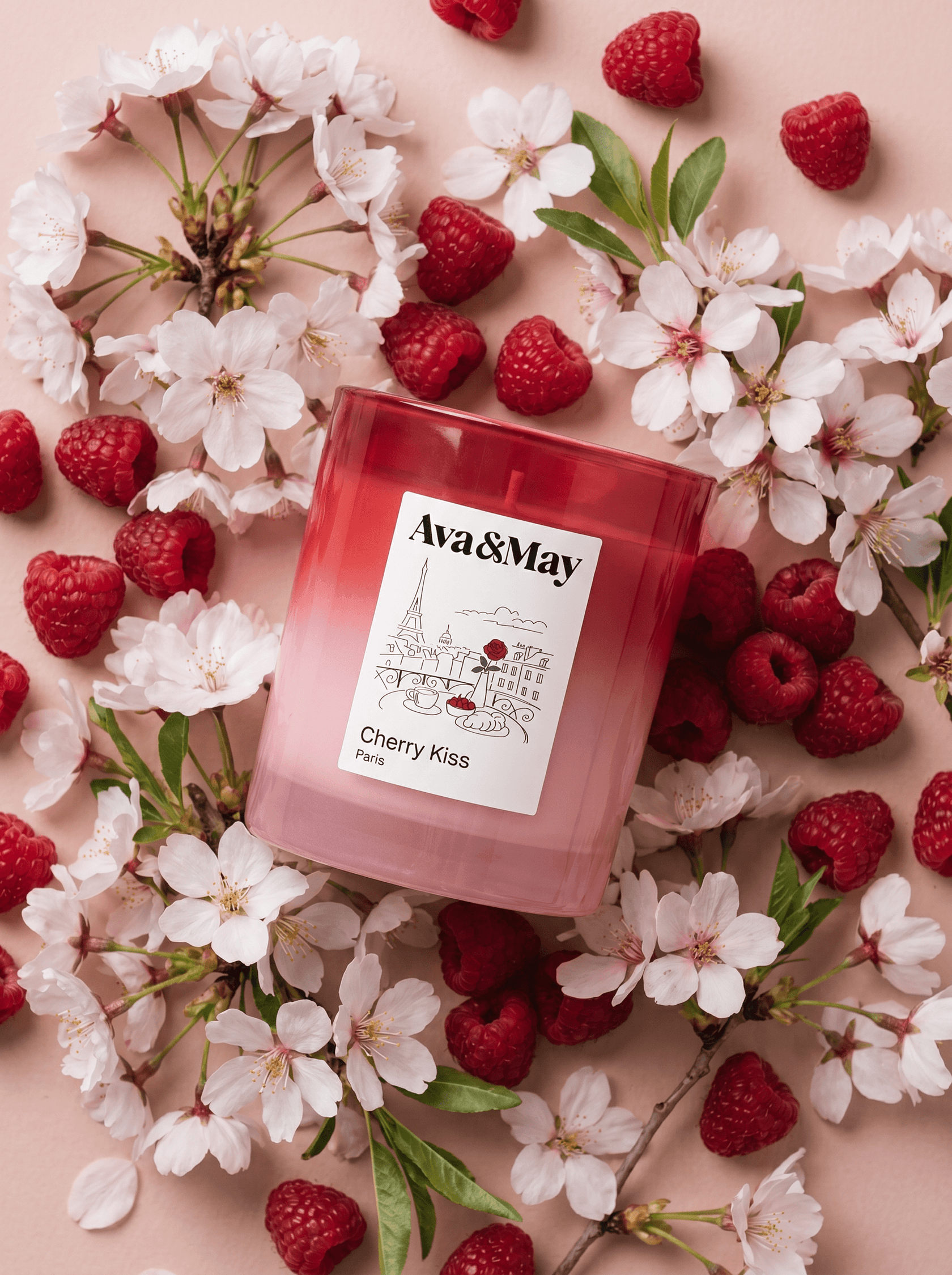 Bougie parfumée Cherry Kiss