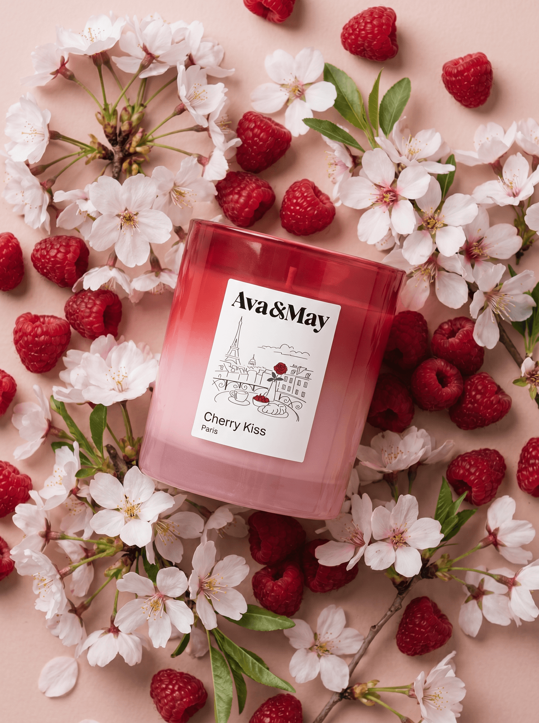 Bougie parfumée Cherry Kiss