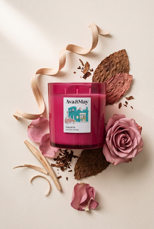 Maxi bougie parfumée Havana