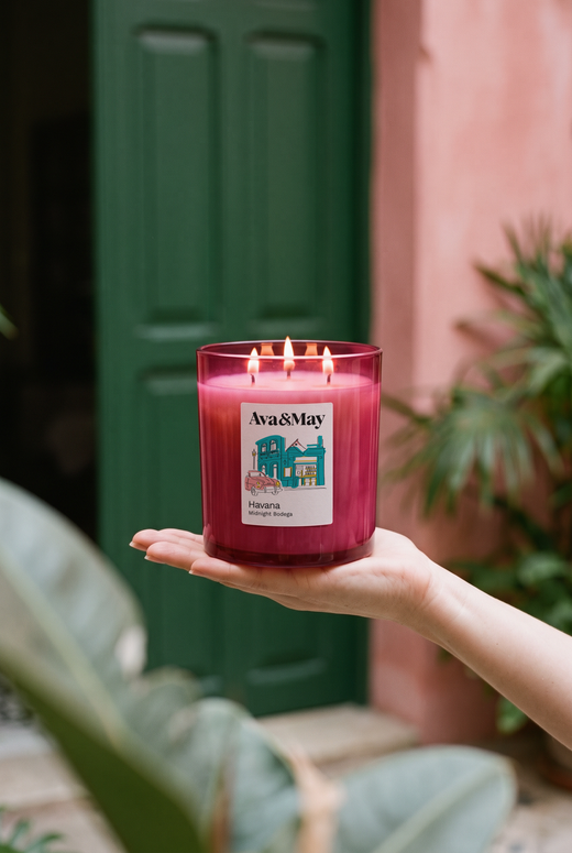 Maxi bougie parfumée Havana