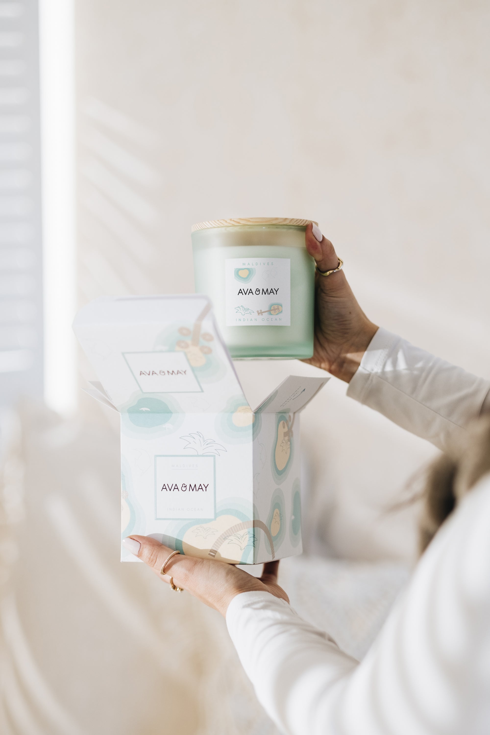 Maxi bougie parfumée Maldives