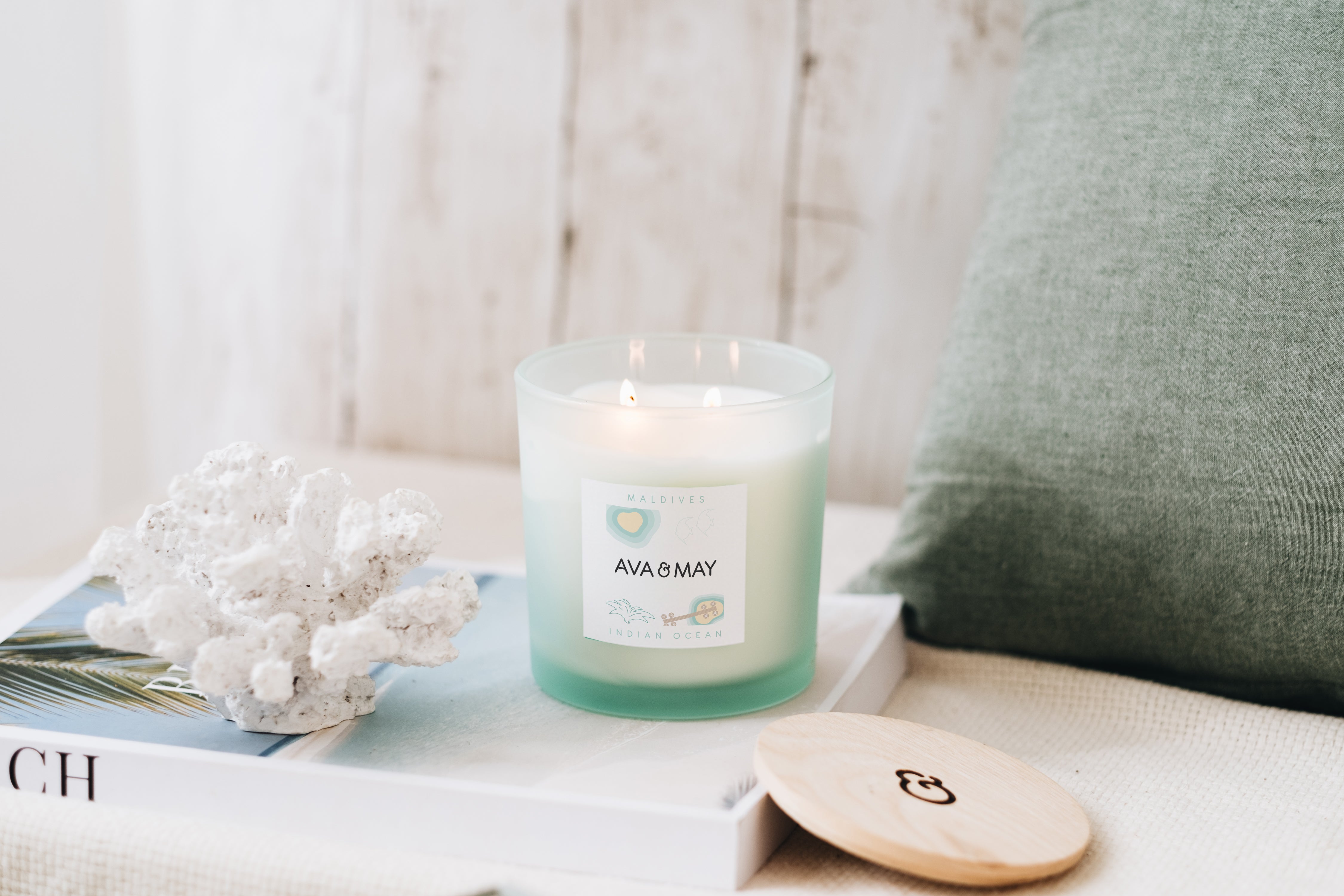 Maxi bougie parfumée Maldives