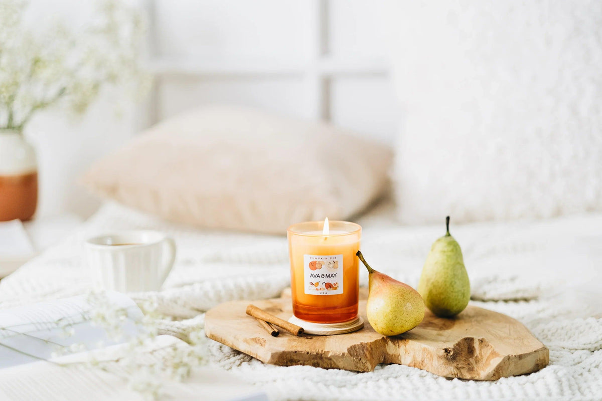 AVA & MAY Bougie parfumée Bora Bora (180 g) – Bougie vegan aux notes épicées de fève AVA & MAY Bougie parfumée Bora Bora (180 g) – Bougie vegan aux notes épicées de fève