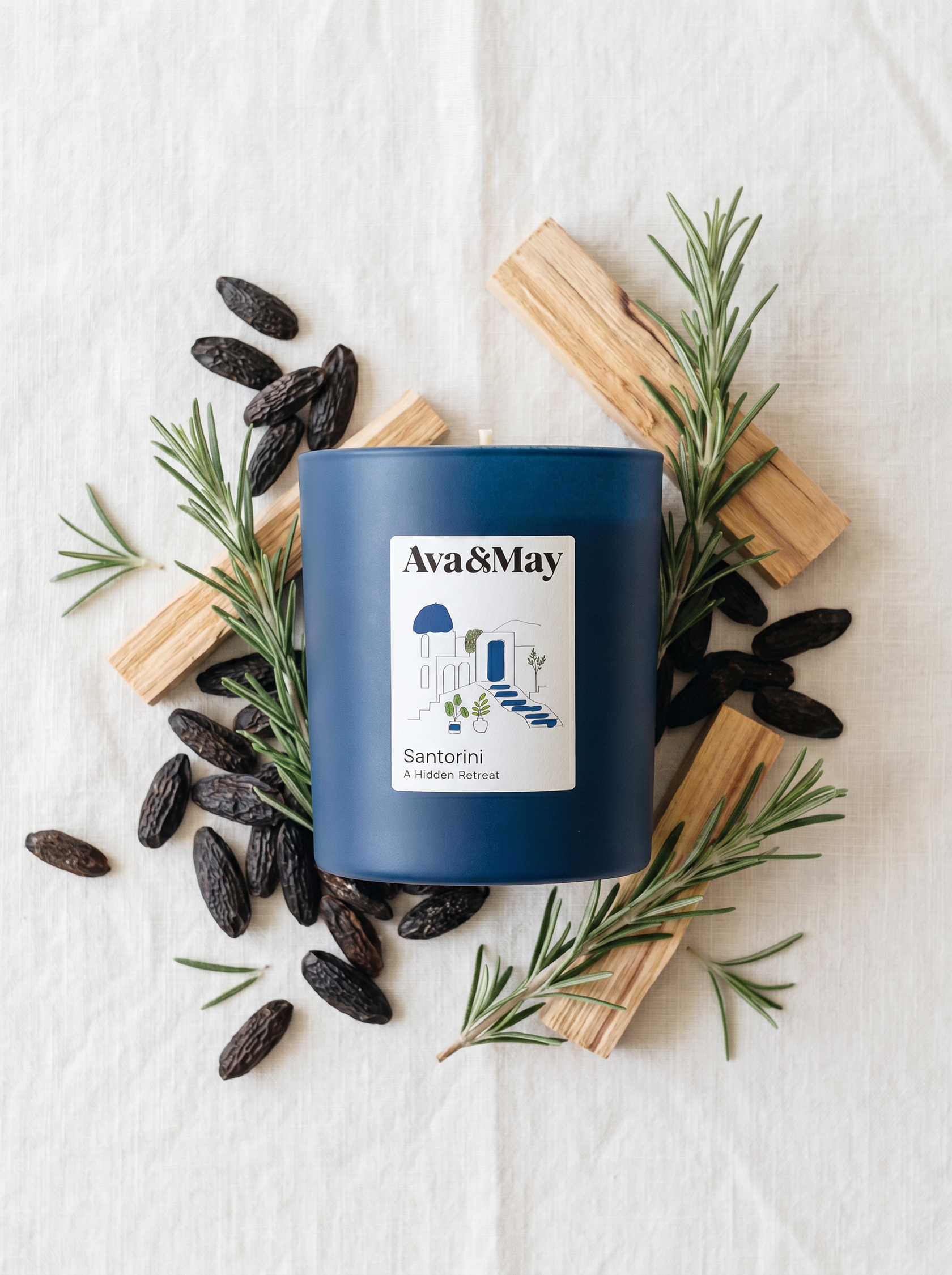 Bougie parfumée Santorini