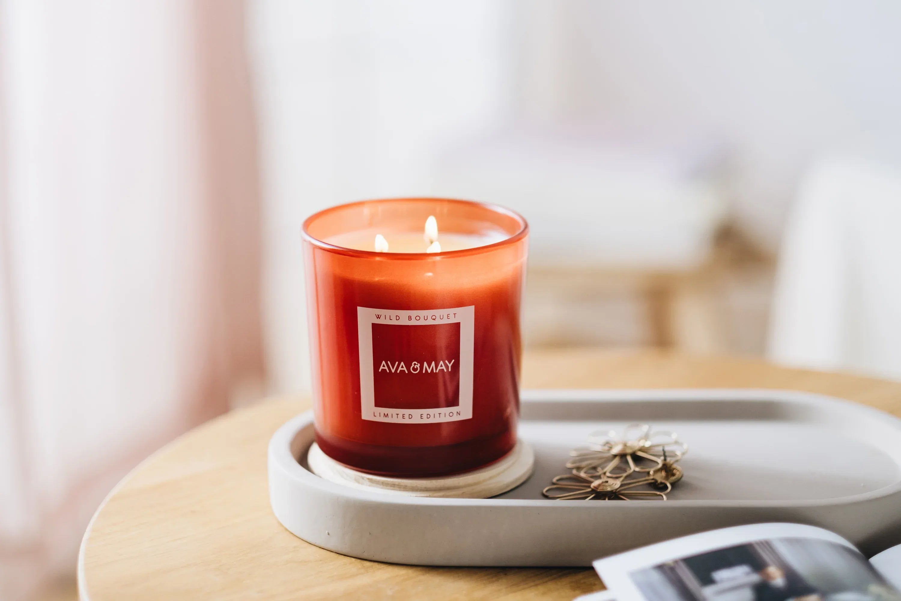 Maxi bougie parfumée Bouquet Sauvage