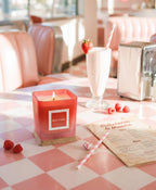 Bougie parfumée Strawberry Milkshake - Ava&May - France