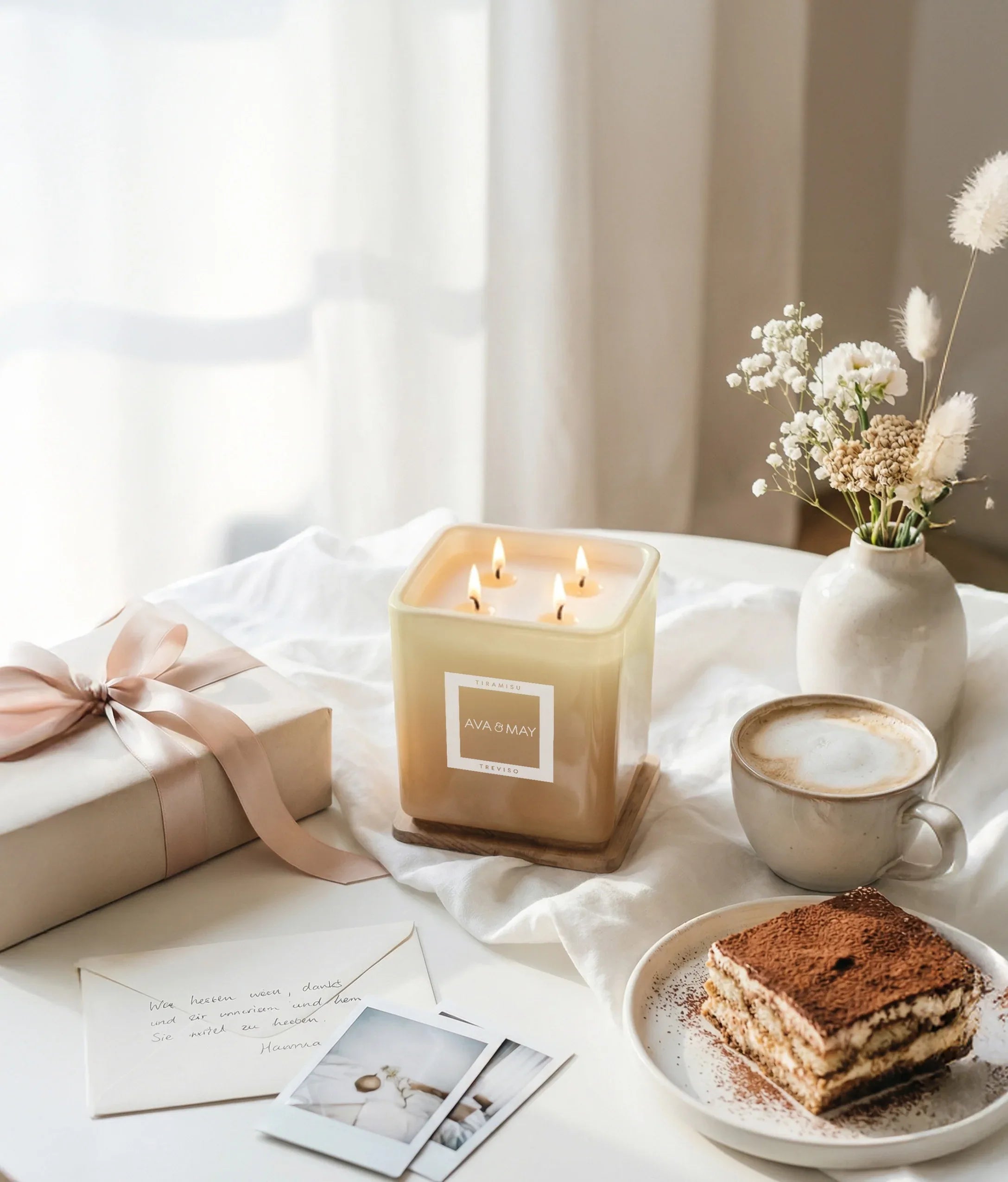 Maxi bougie parfumée Tiramisu