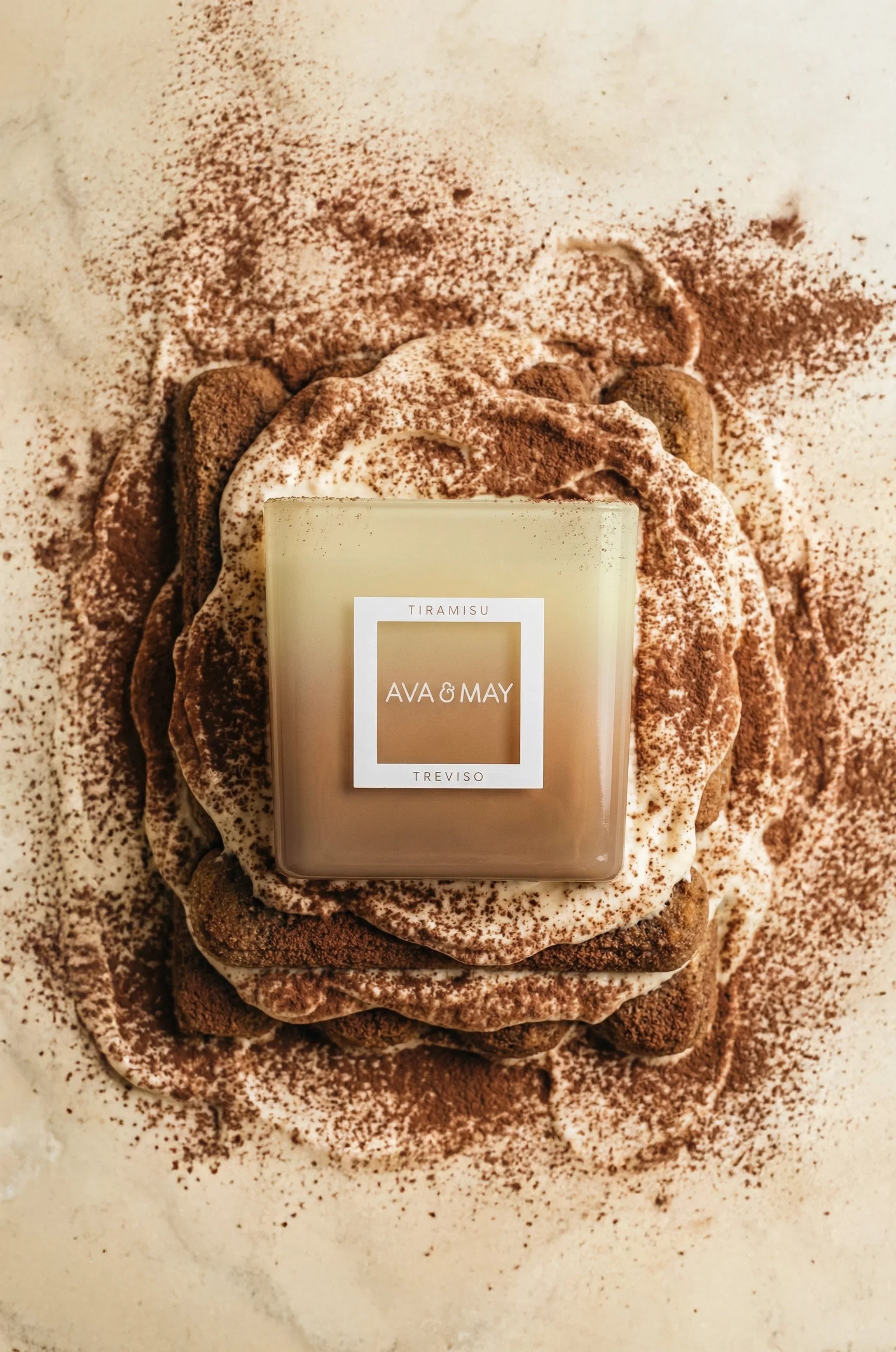 Maxi bougie parfumée Tiramisu