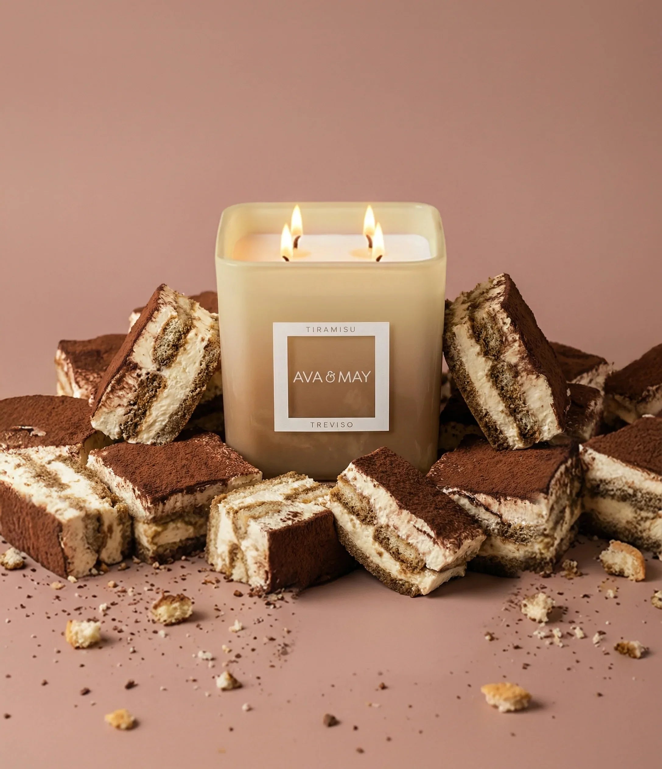 Maxi bougie parfumée Tiramisu