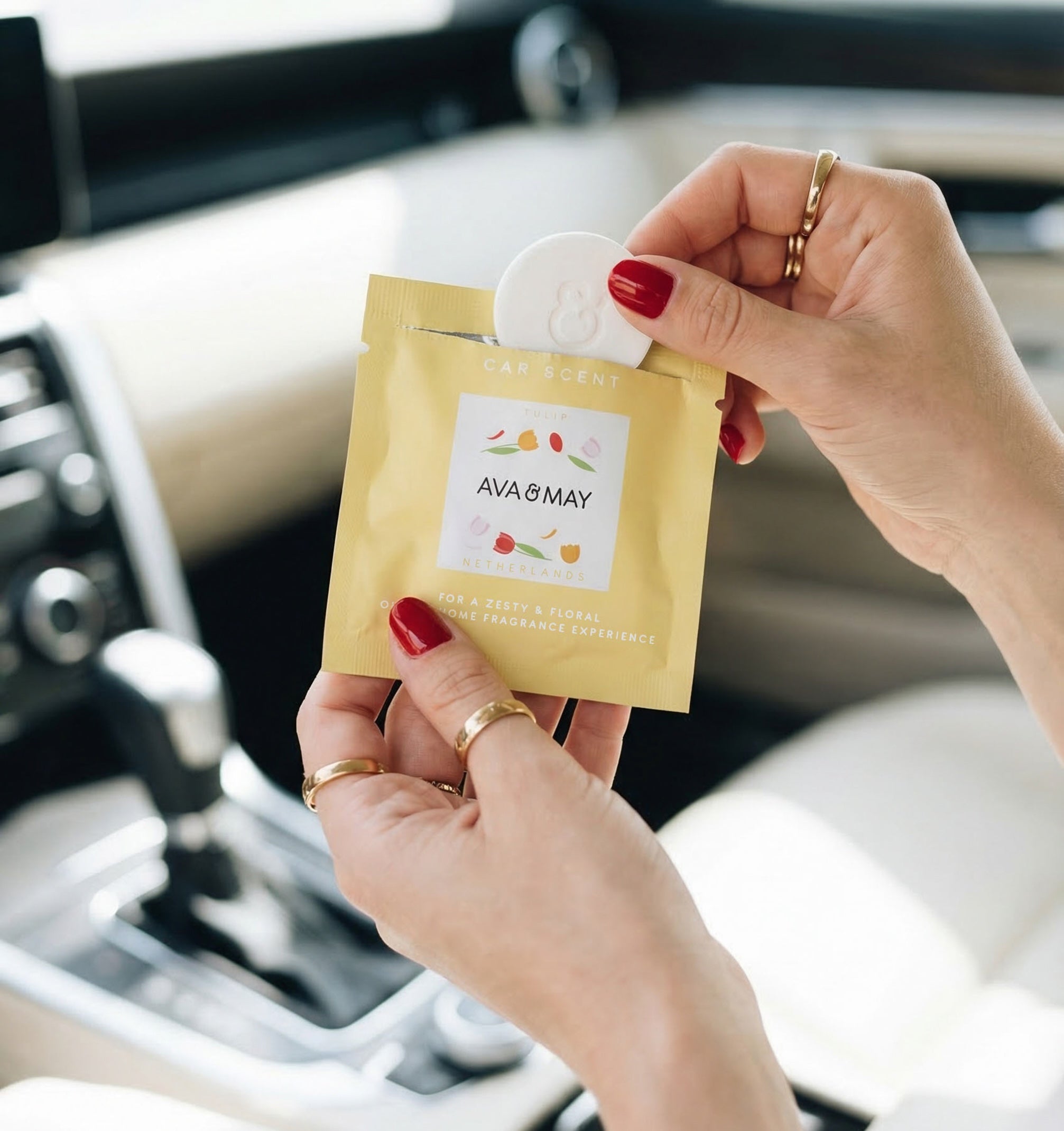 Parfum pour voiture Tulipe