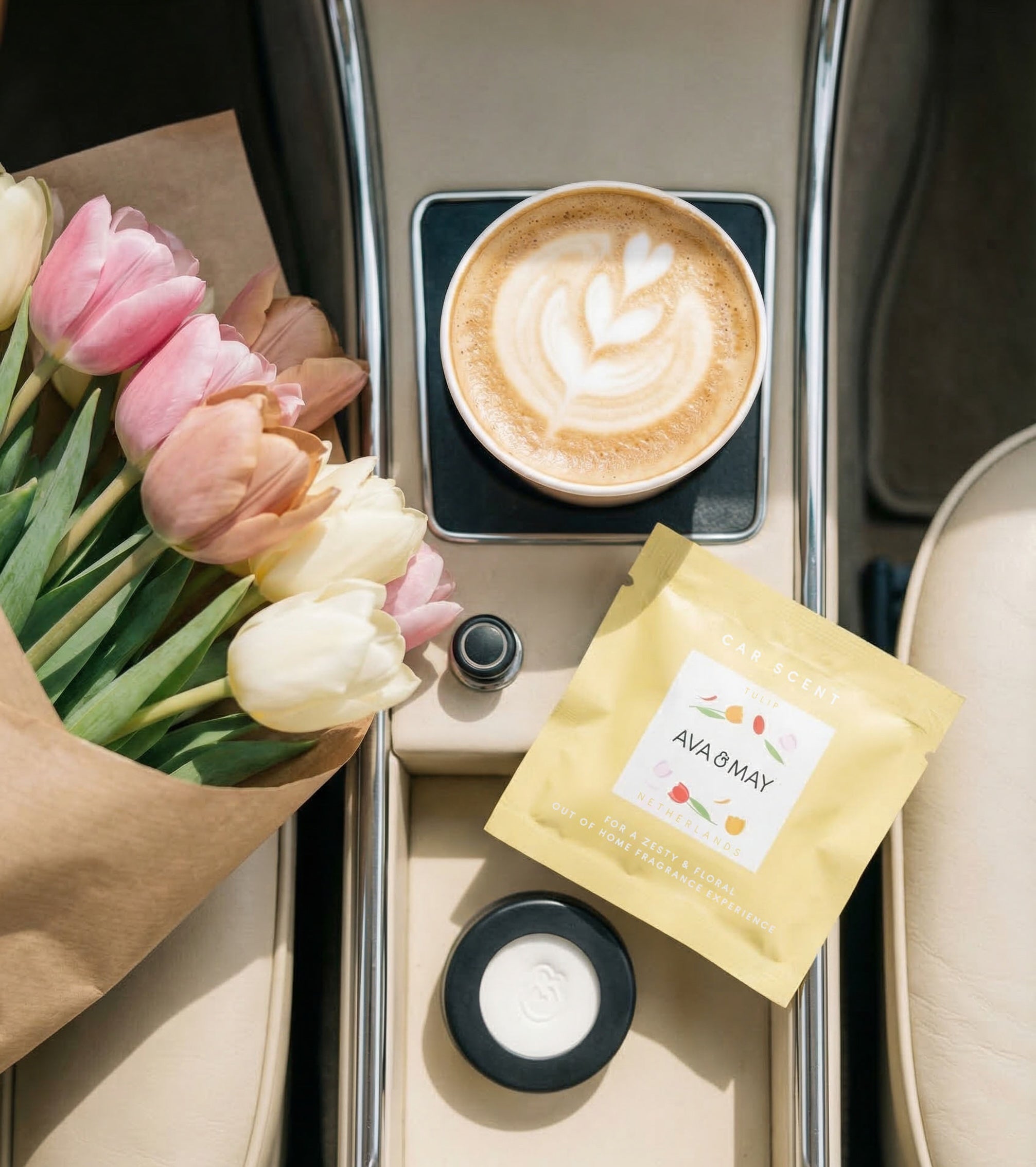 Parfum pour voiture Tulipe