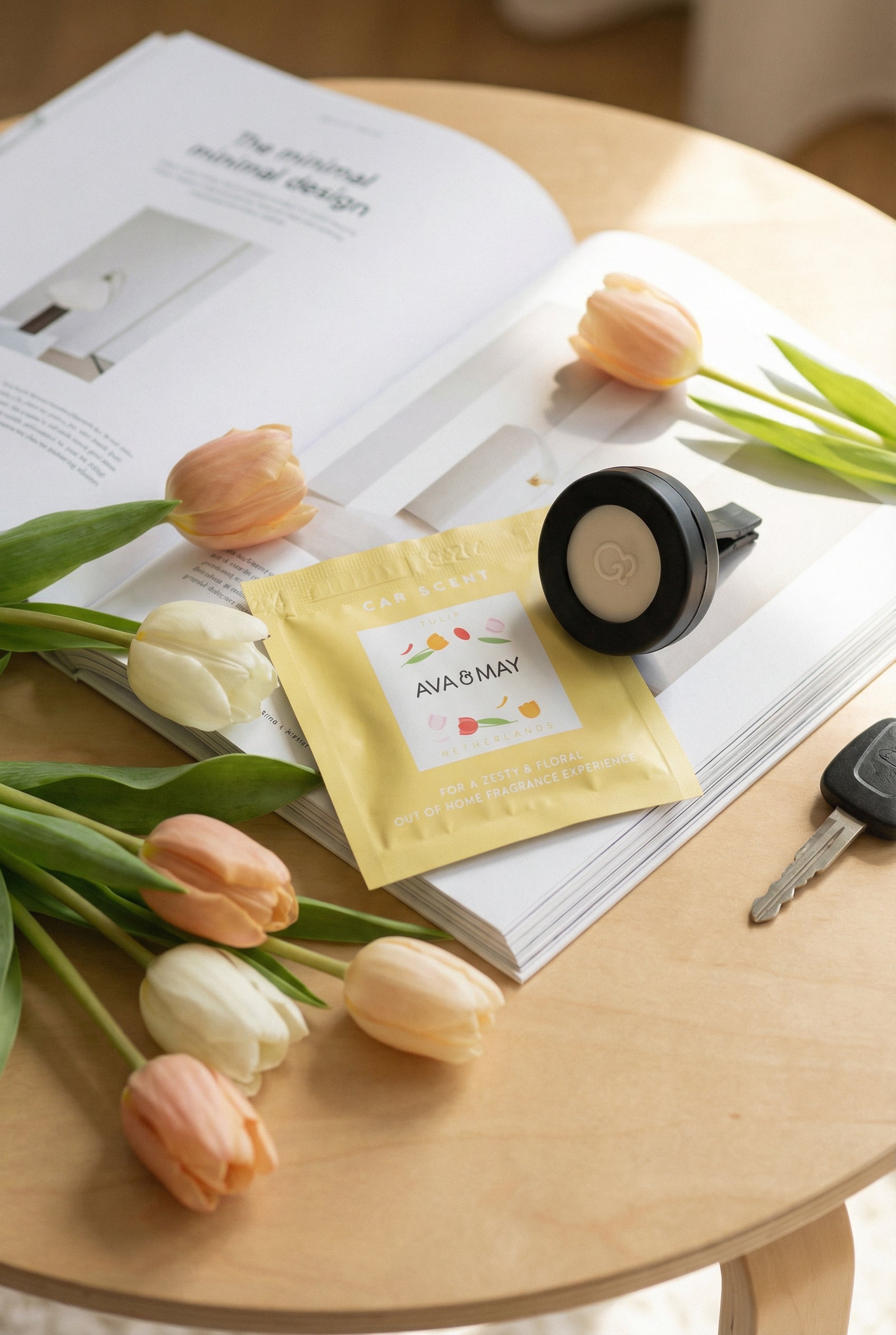 Parfum pour voiture Tulipe