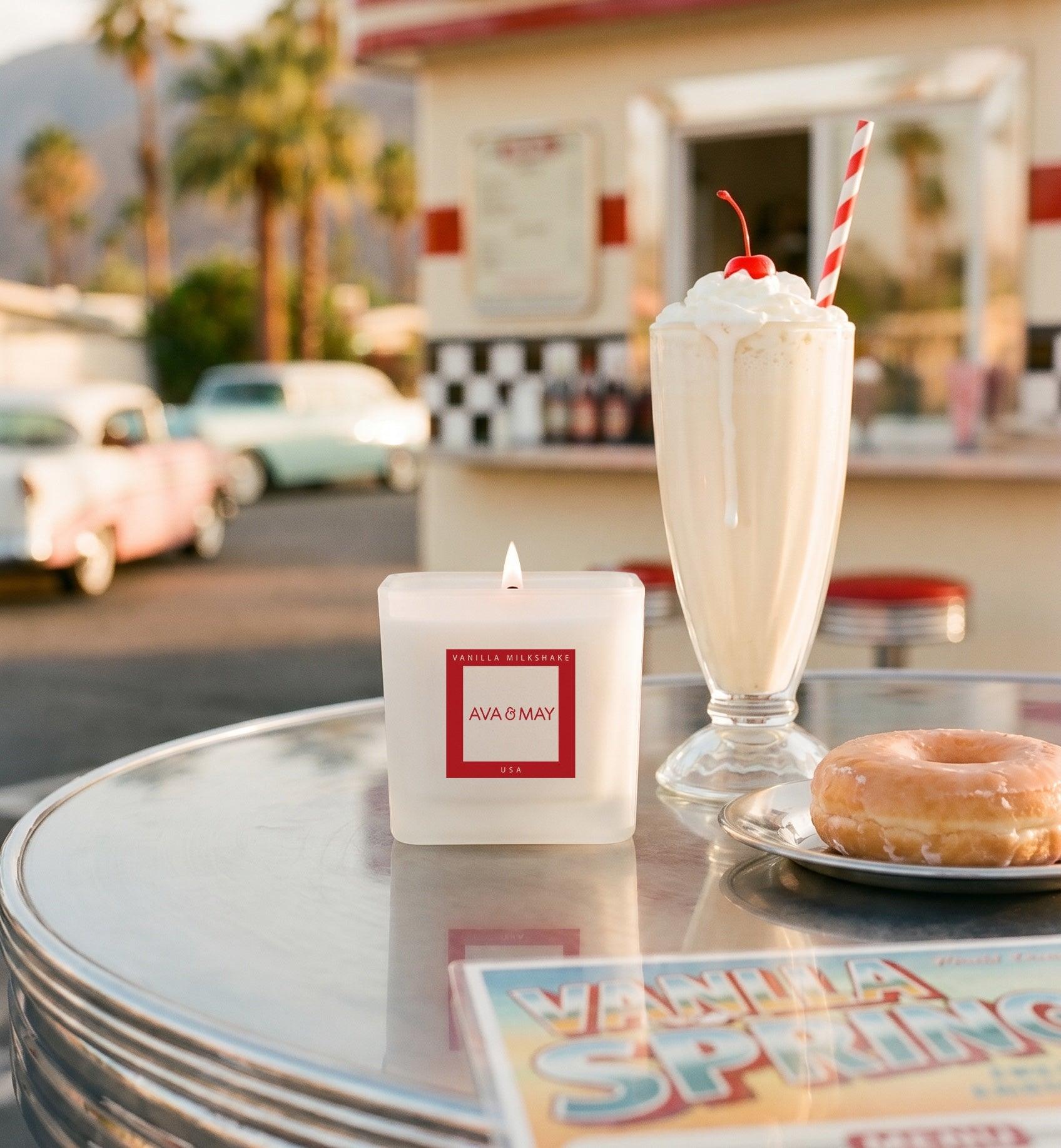 Bougie parfumée Vanilla Milkshake - Ava&May - France