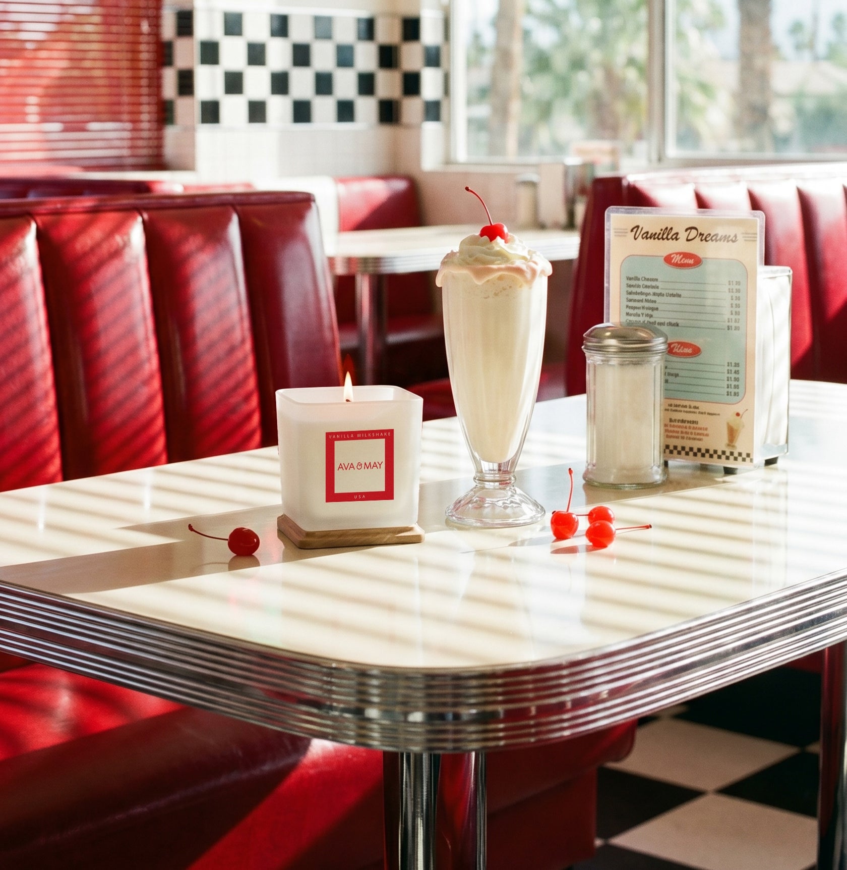 Bougie parfumée Milkshake à la vanille