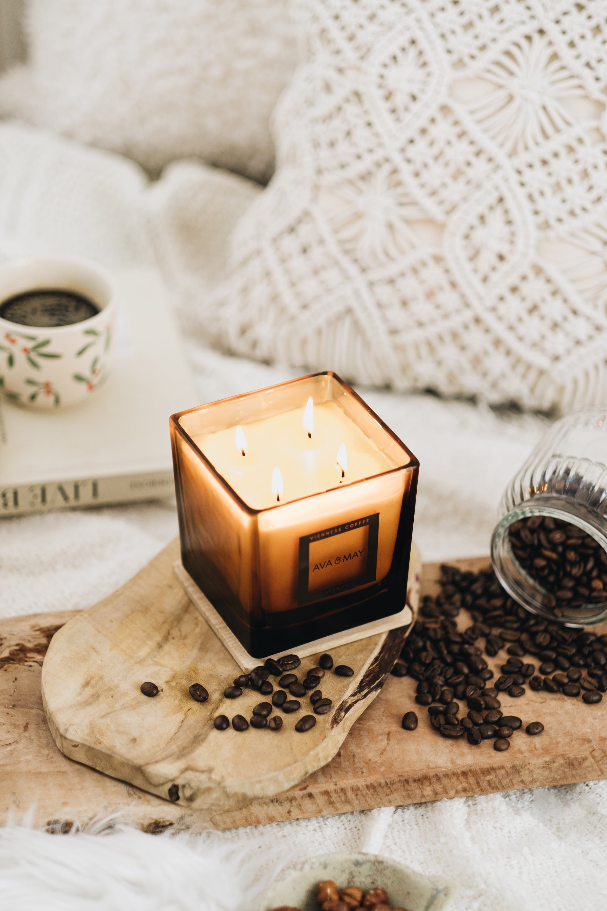 Maxi bougie parfumée Café Viennois