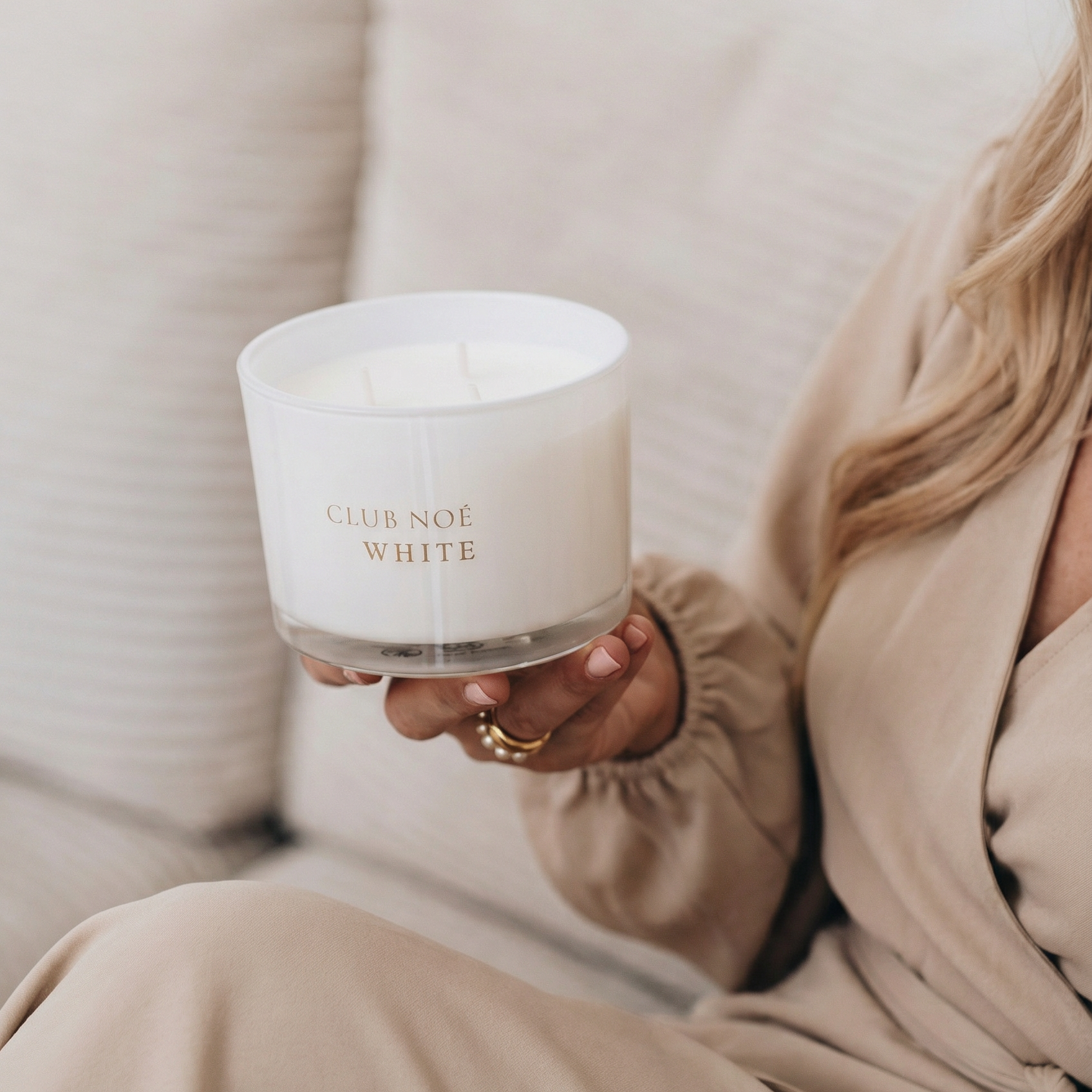 Maxi bougie parfumée White