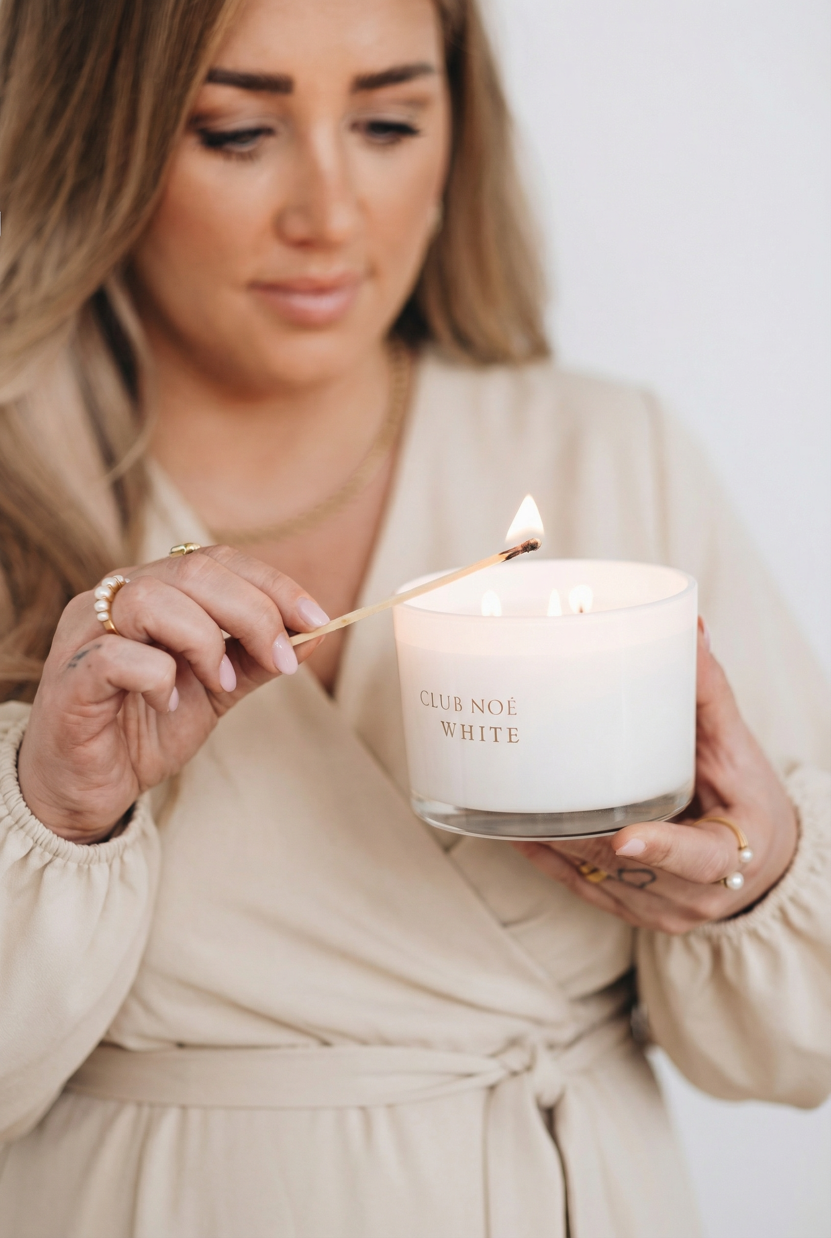 Maxi bougie parfumée White