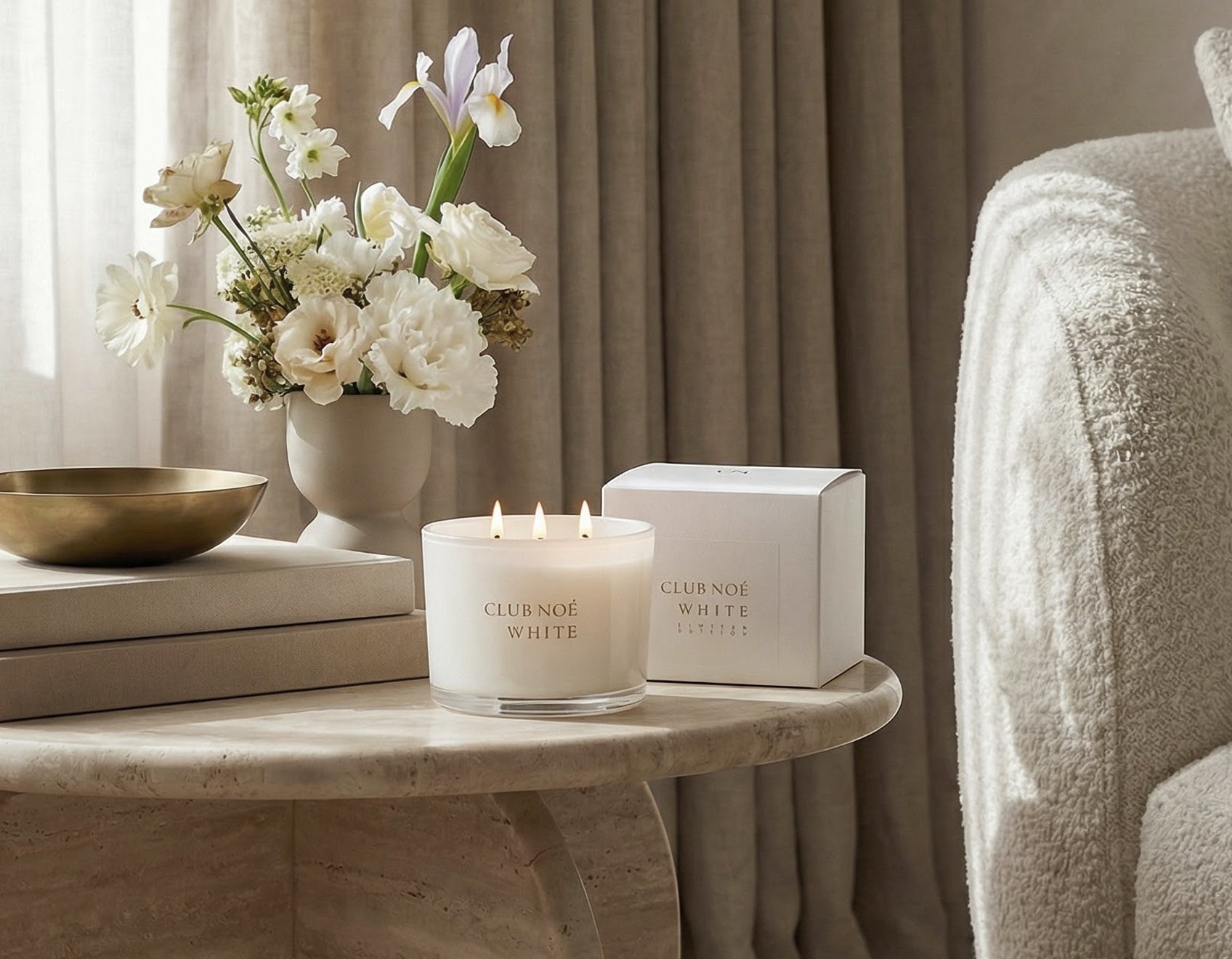 Maxi bougie parfumée White